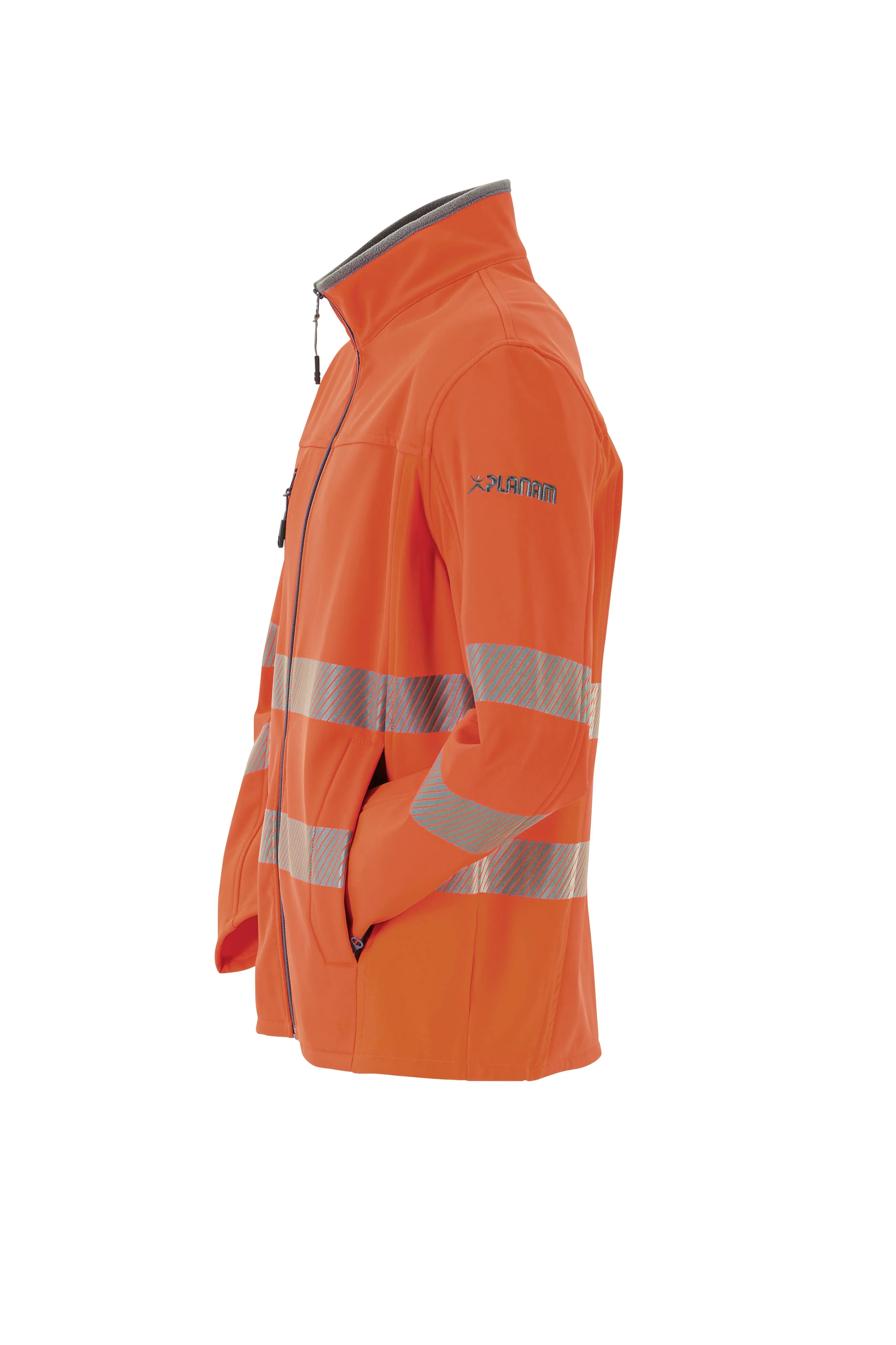 Herren Pure Softshelljacke Herren Herbst, Frühling, Ganzjährig Planam orange - KERA Arbeitsschutz