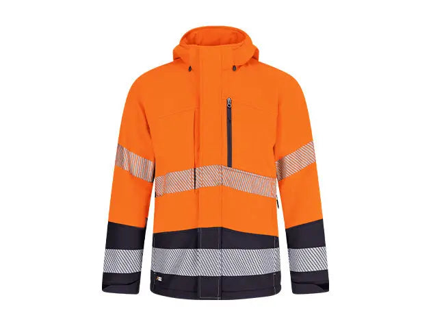 Softshelljacken Orange/Schwarz Safety Jogger Workwear SCUTI SSHELL JKT M 