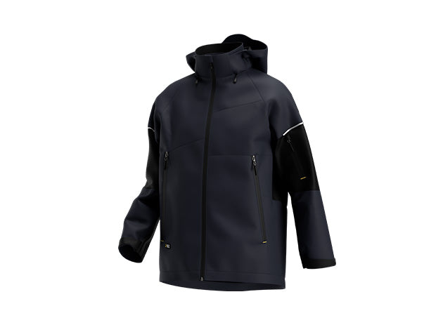 Regenjacken Marineblau/Schwarz Safety Jogger Workwear KASAI RAIN JKT M 