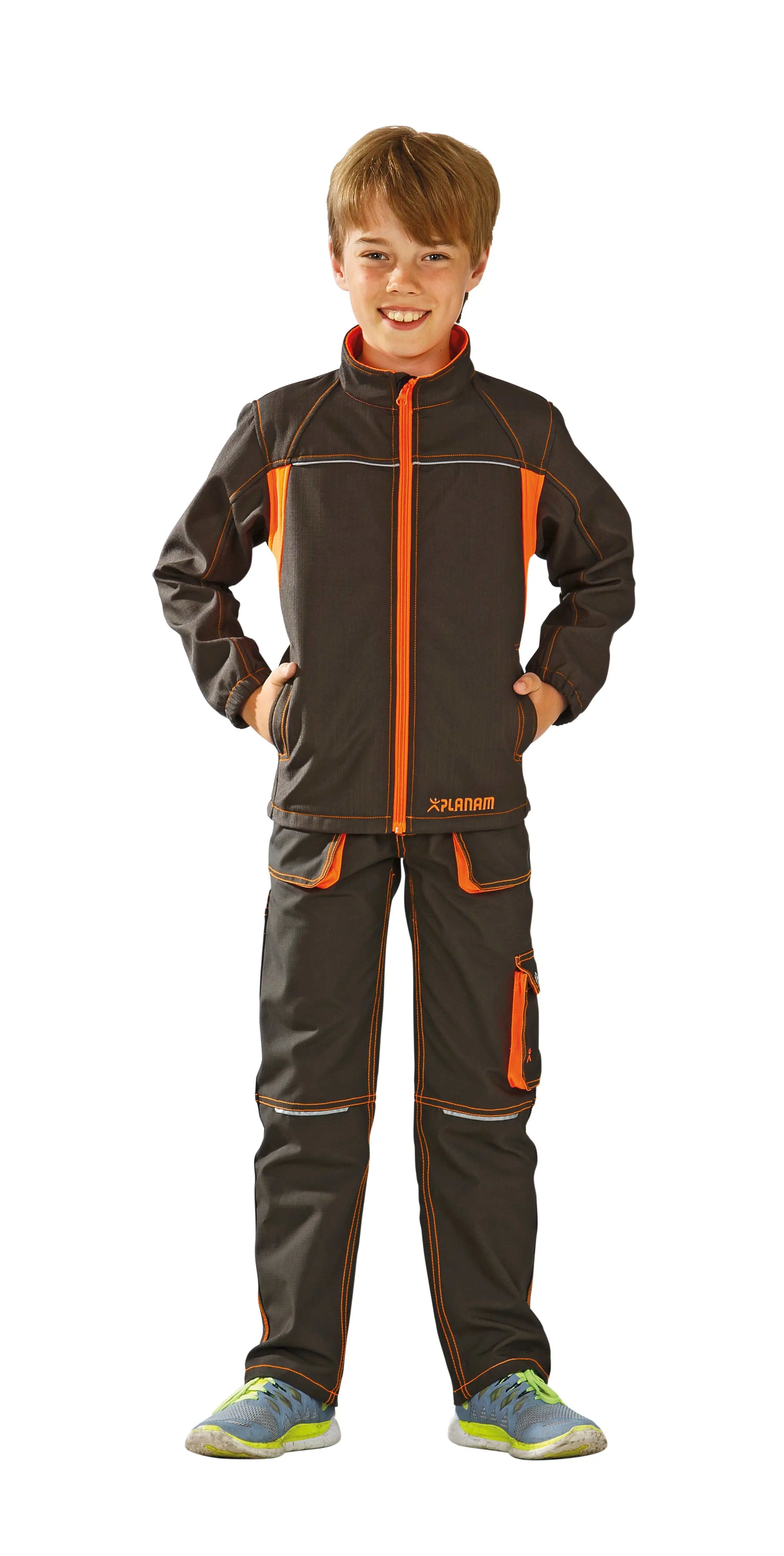 Kids Softshelljacke Kinder Ganzjährig Planam oliv - KERA Arbeitsschutz