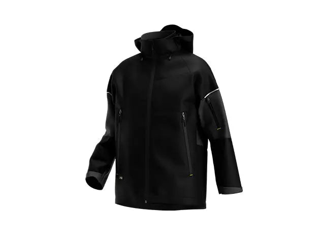 Regenjacken Schwarz/Dunkelgrau Safety Jogger Workwear KASAI RAIN JKT M 