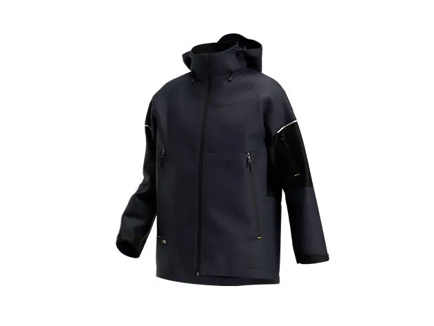 Regenjacken Marineblau/Schwarz Safety Jogger Workwear KASAI RAIN JKT M 