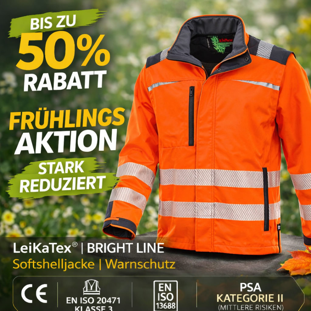 LeiKaTex® | BRIGHT LINE | Softshelljacke | Warnschutz 