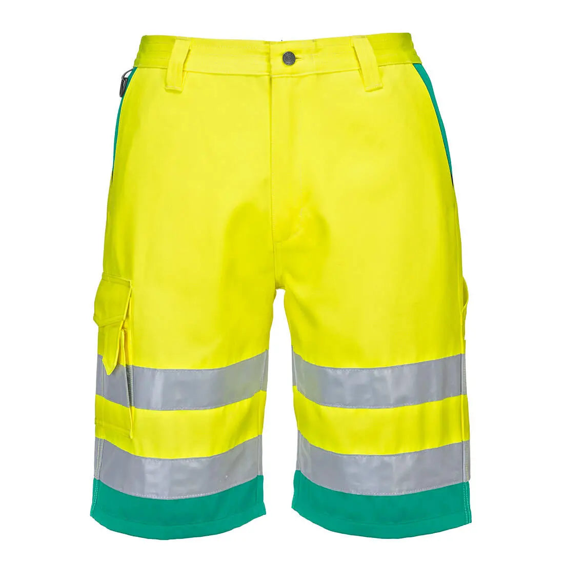 Leichte Warnschutz Mischgewebe-Shorts L043 - KERA Arbeitsschutz