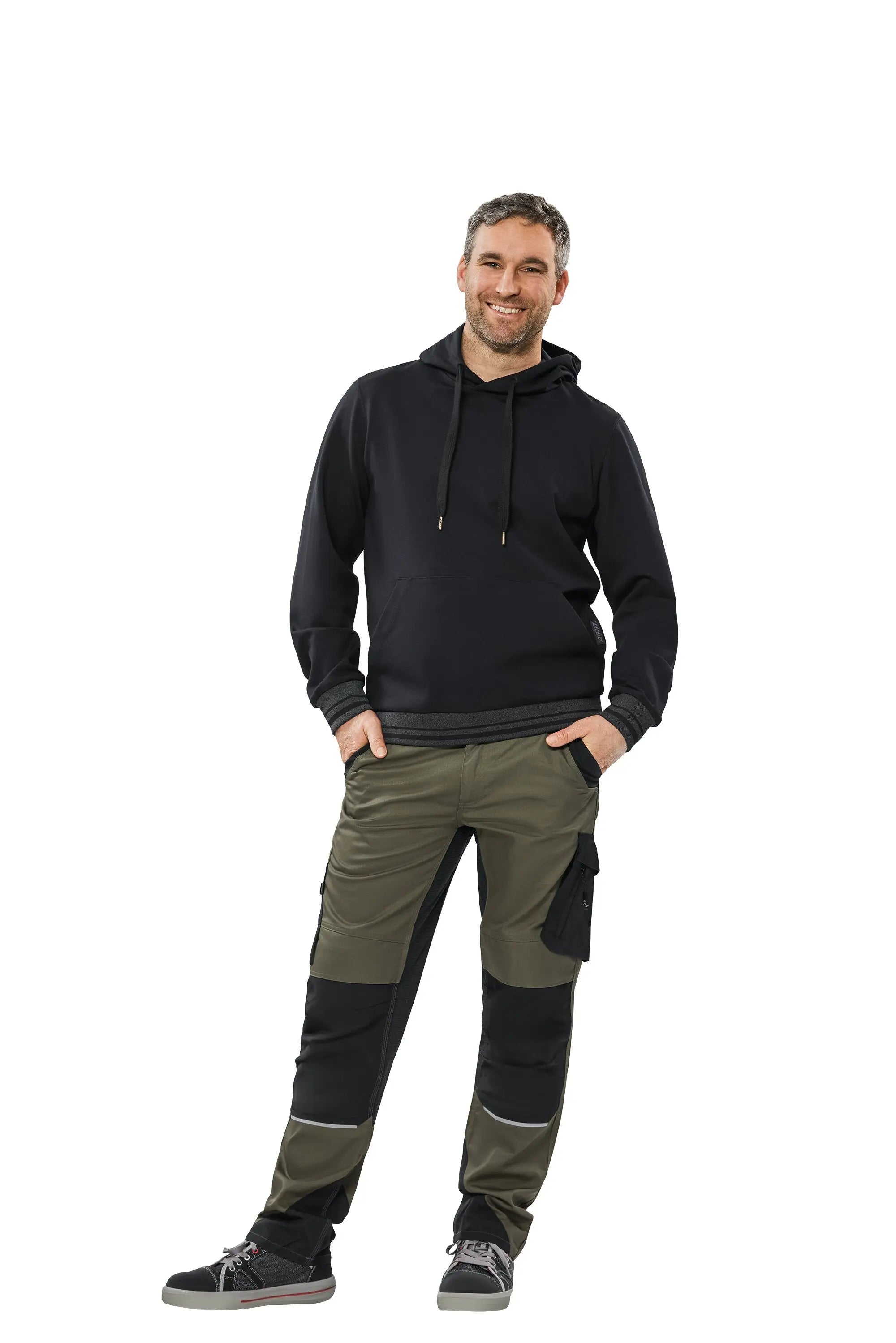 Match Hoodie Herren Ganzjährig, Frühling, Herbst Planam grau - KERA Arbeitsschutz