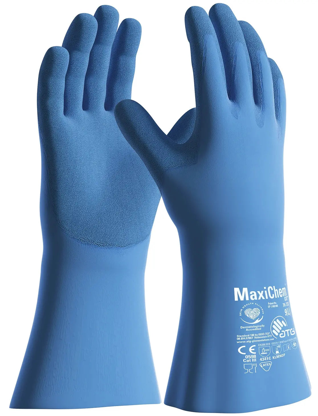 MaxiChem® Cut™ Chemikalienschutz-Handschuhe (76-733)-72 Paar ATG®