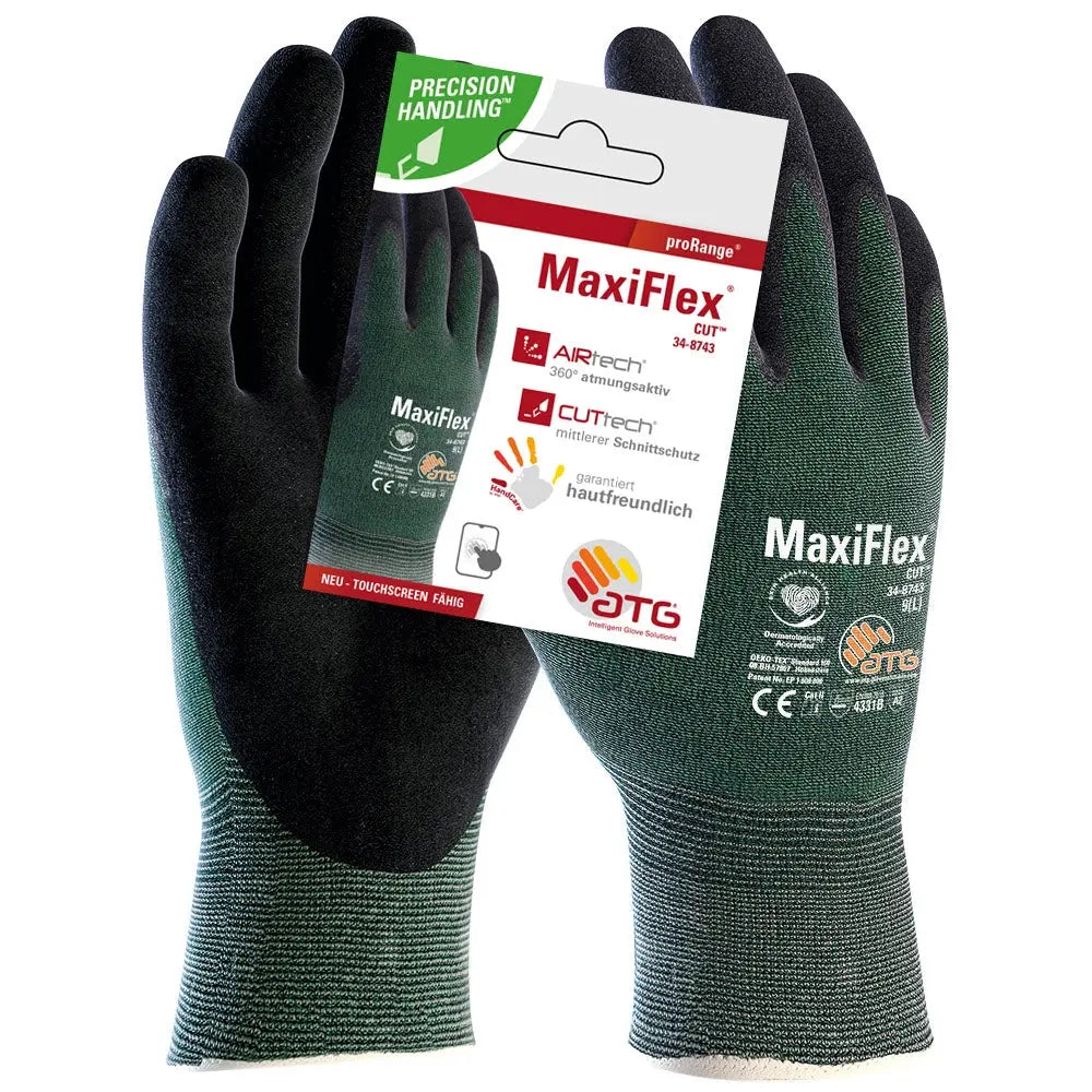 MaxiFlex® Cut™ Nylon-Strickhandschuhe (34-8743 HCT), SB-Verpackung - KERA Arbeitsschutz