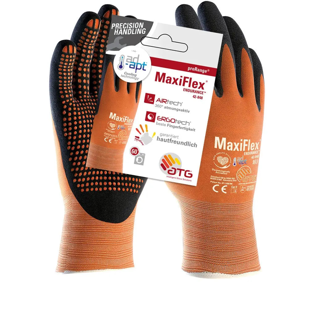 MaxiFlex® Endurance™AD-APT® Nylon-Strickhandschuhe (42-848HCT), SB-Verpackung-144 Paar ATG®