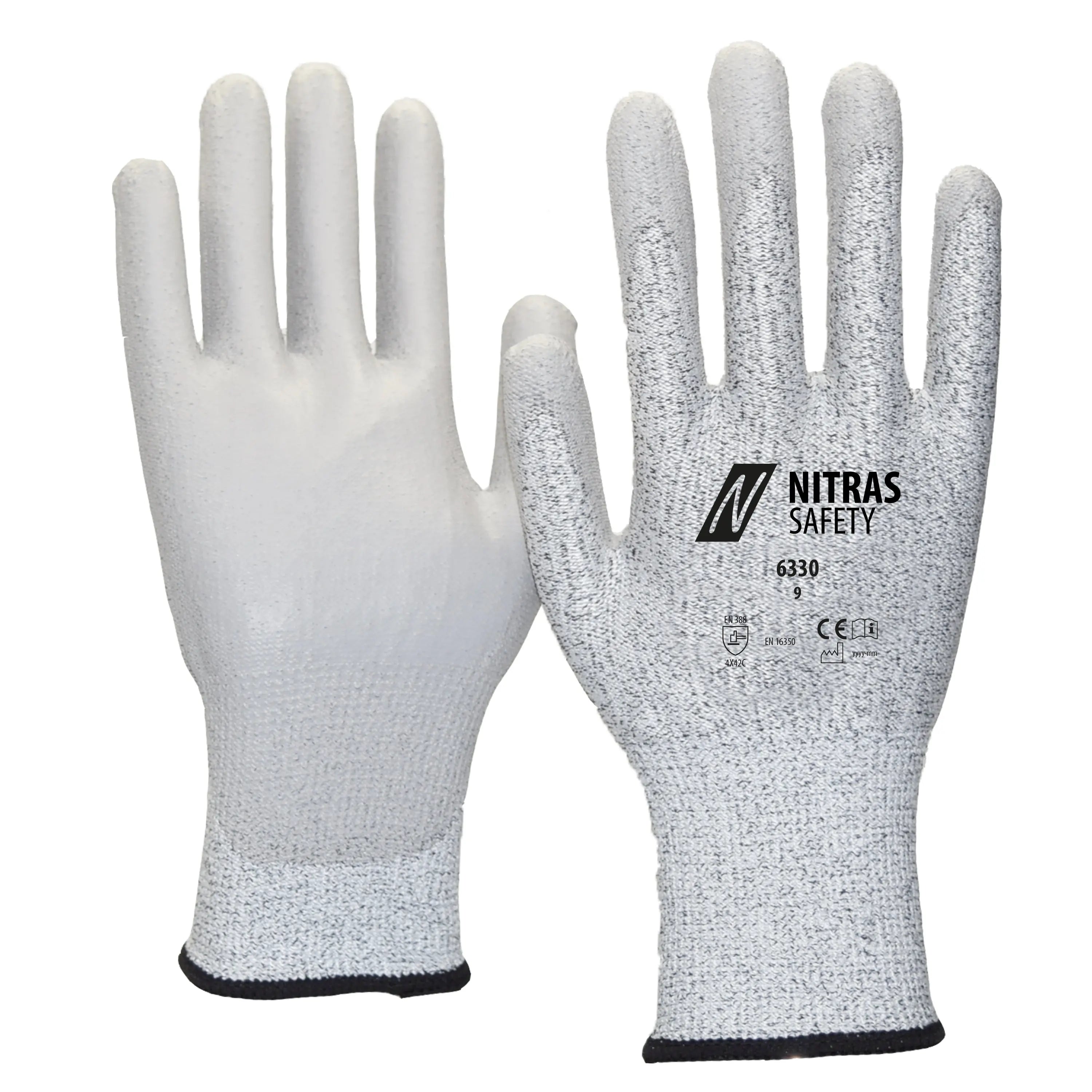 NITRAS Antistatikhandschuhe, grau, EN 388 - KERA Arbeitsschutz