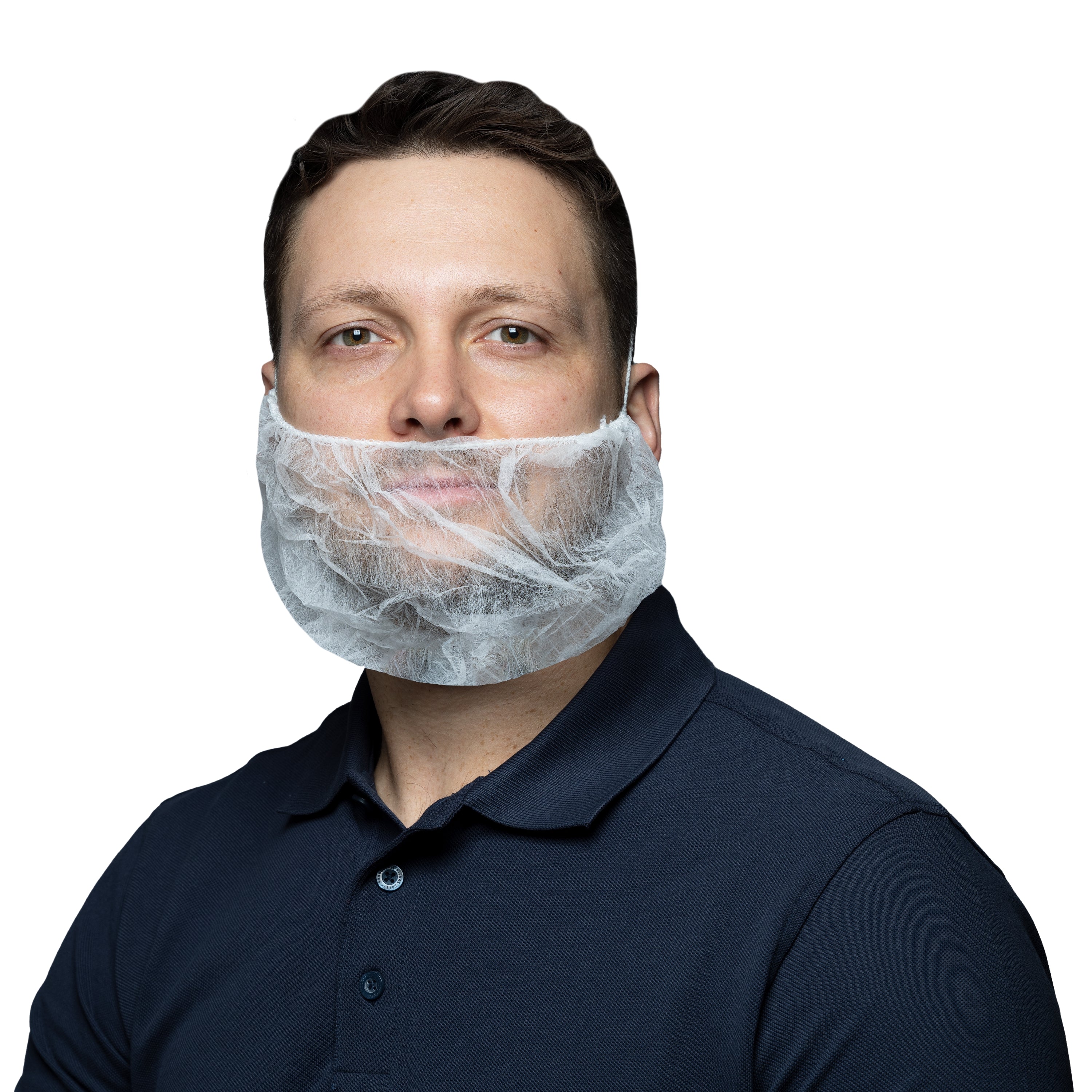 NITRAS Bartmaske, weiß, im Karton 1000 Stück 