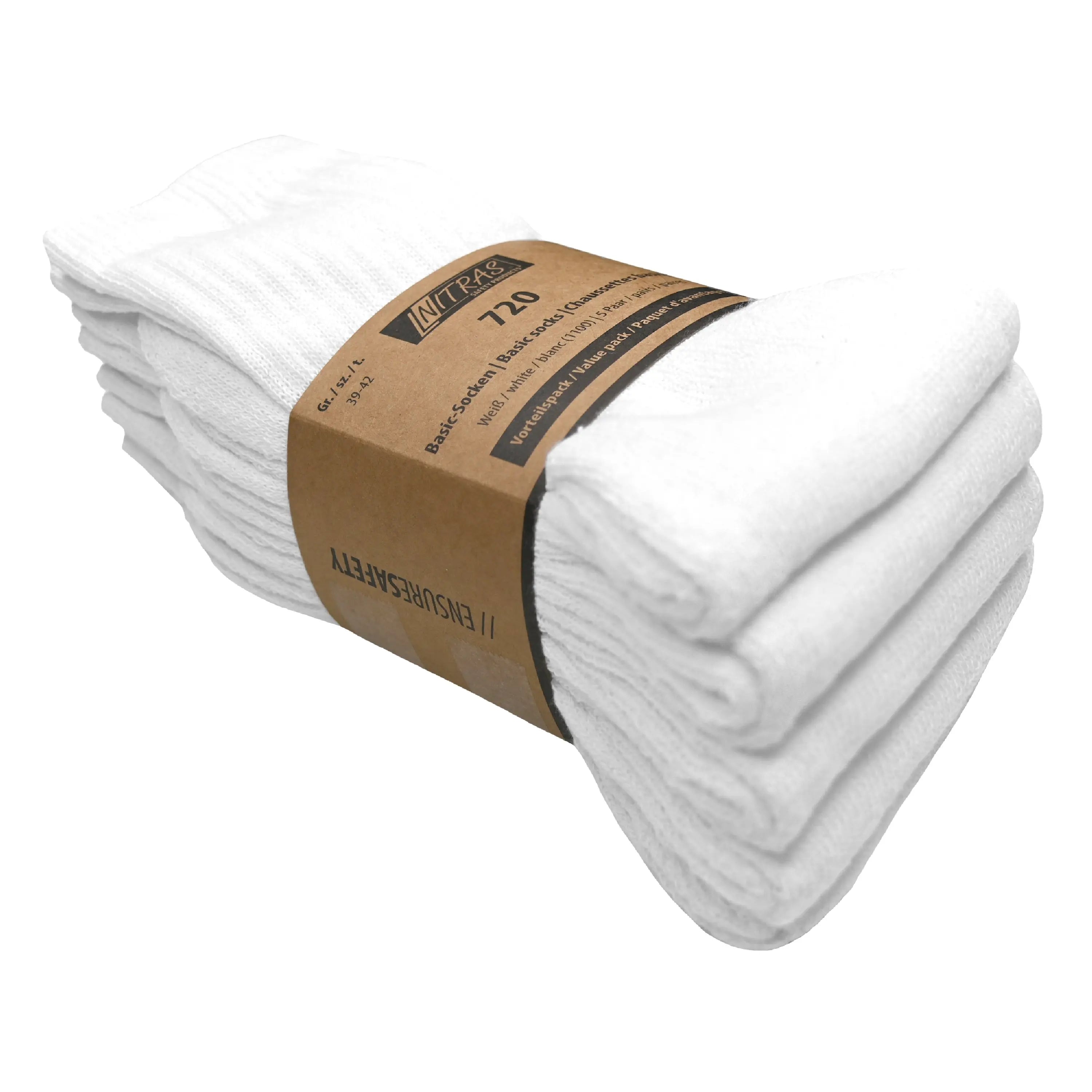 NITRAS Basic-Socken, weiß, OEKO-TEX - KERA Arbeitsschutz