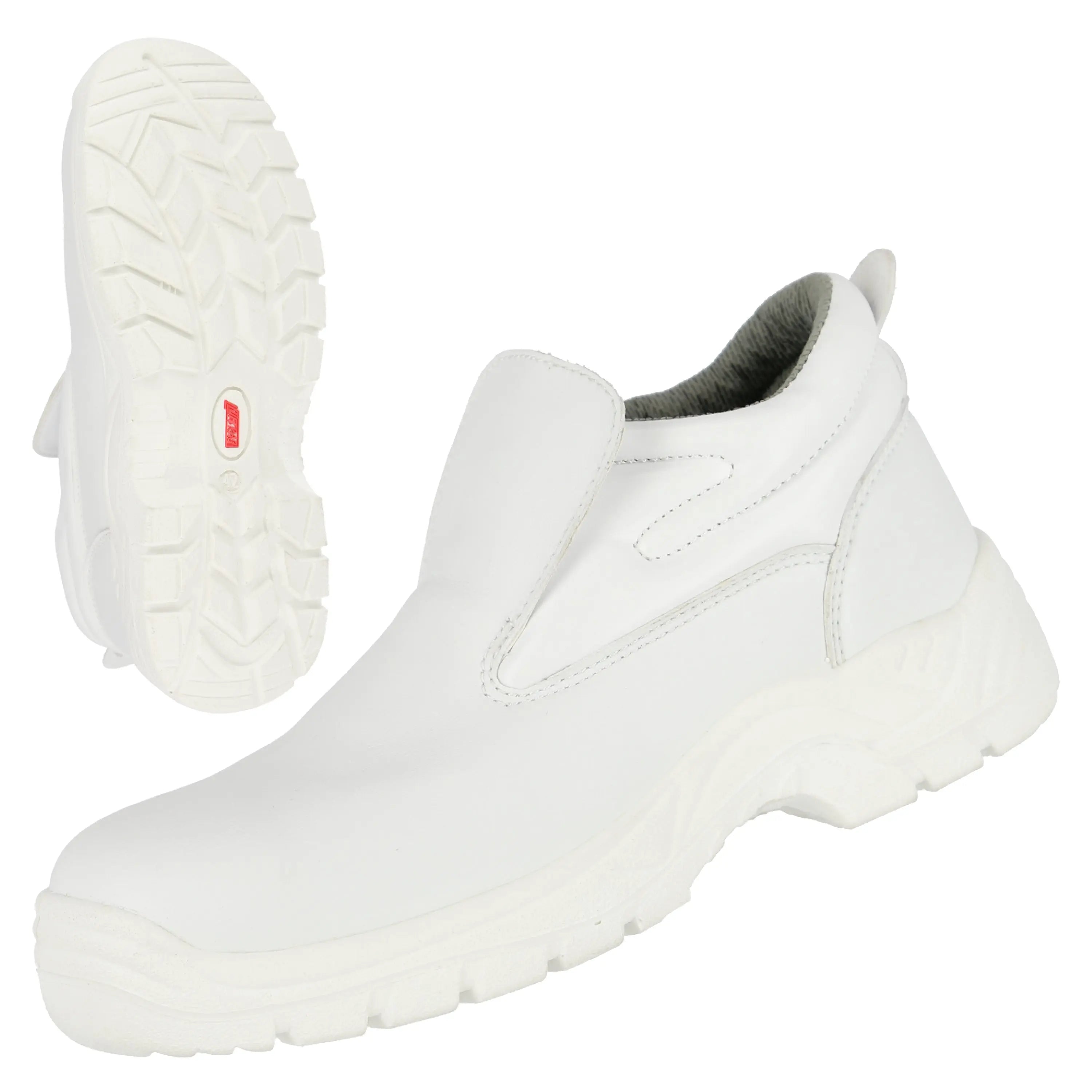 NITRAS CLEAN STEP MID SL, S2 Sicherheitsslipper, weiß, EN ISO 20345 - KERA Arbeitsschutz