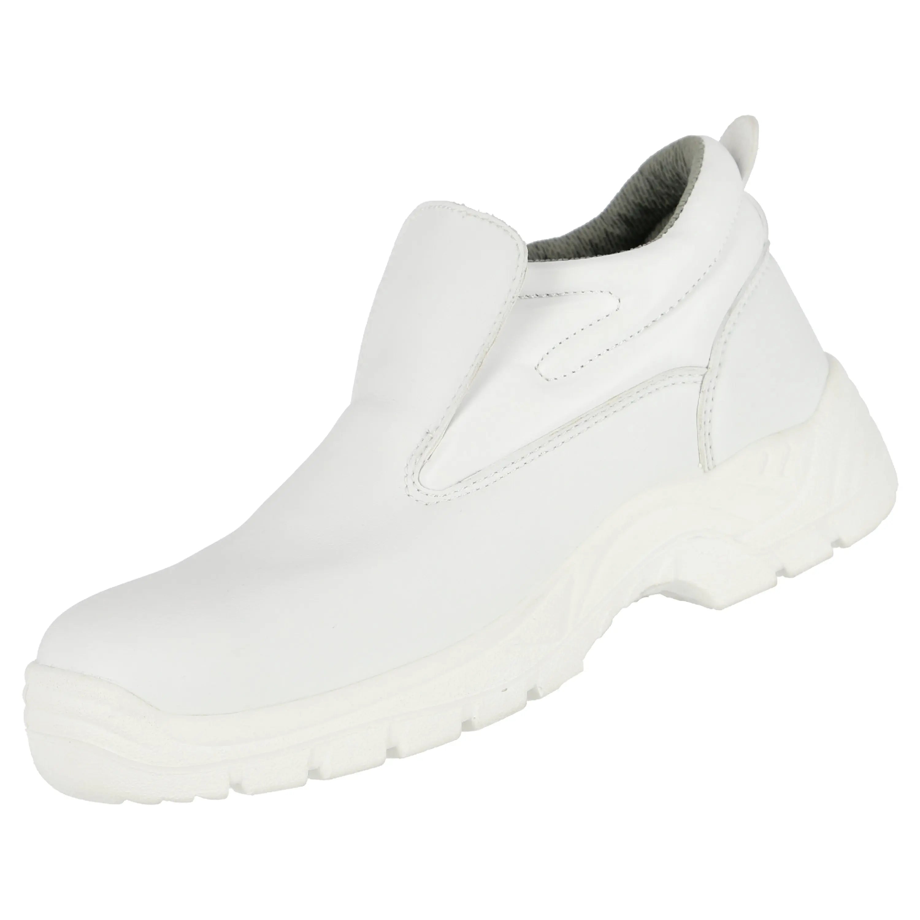 NITRAS CLEAN STEP MID SL, S2 Sicherheitsslipper, weiß, EN ISO 20345 - KERA Arbeitsschutz