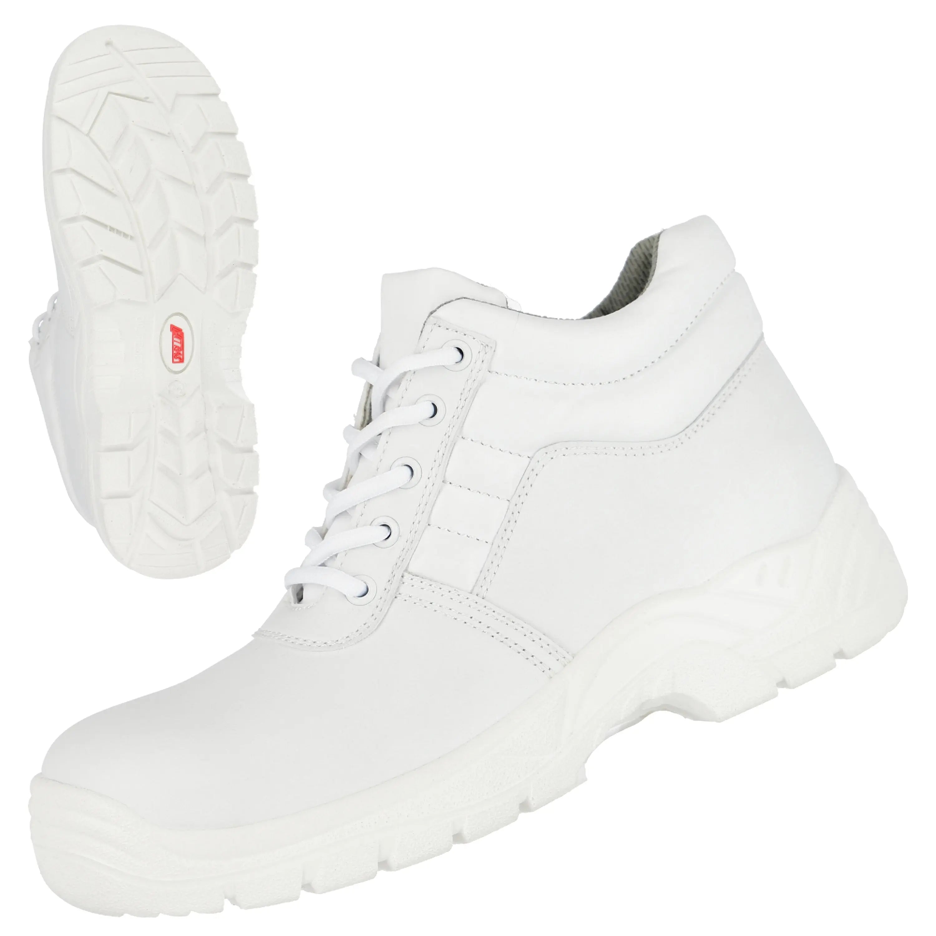 NITRAS CLEAN STEP MID, S2 Sicherheitsstiefel, halbhoch, weiß, EN ISO 20345 - KERA Arbeitsschutz