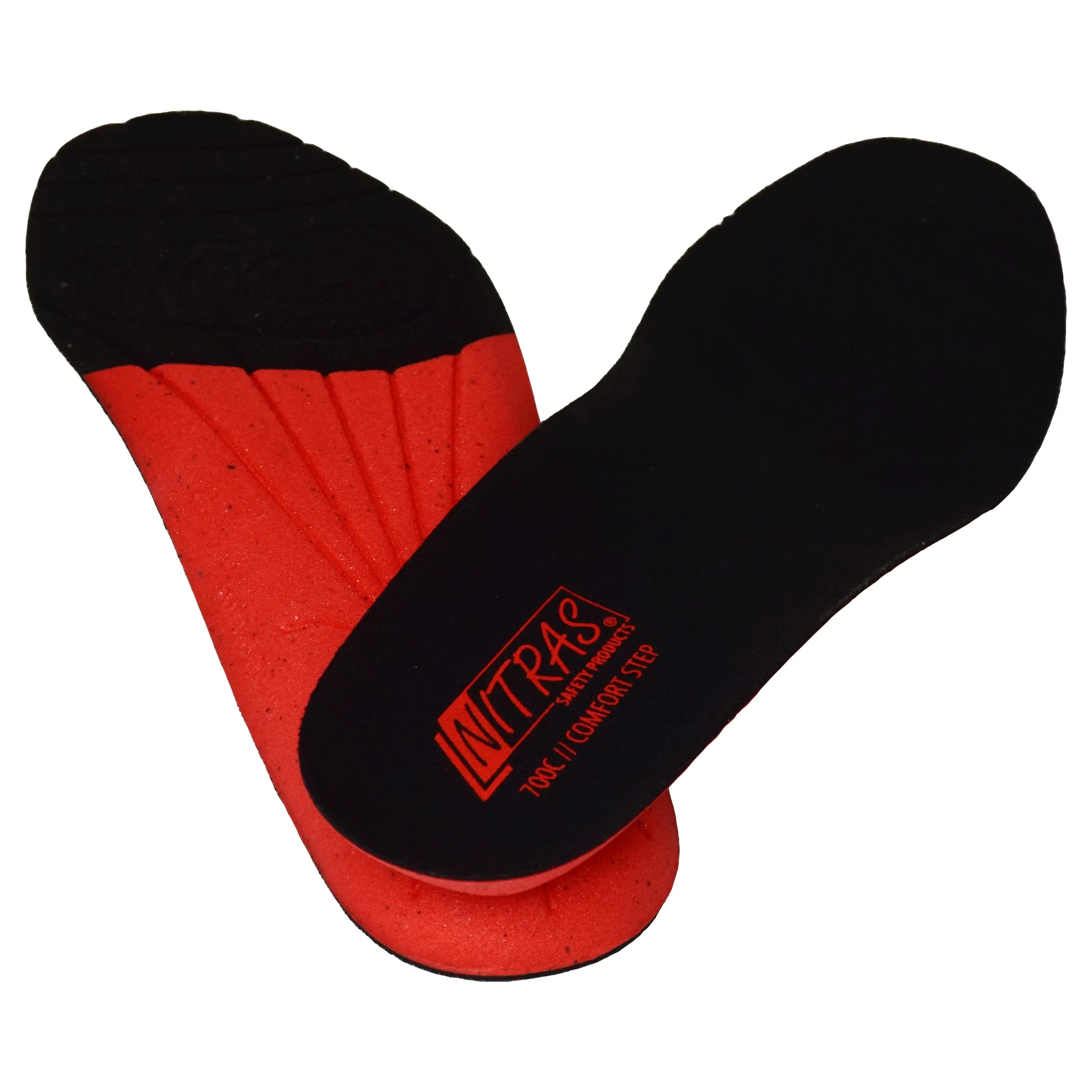 NITRAS COMFORT STEP, Einlegesohle, schwarz / rot - KERA Arbeitsschutz