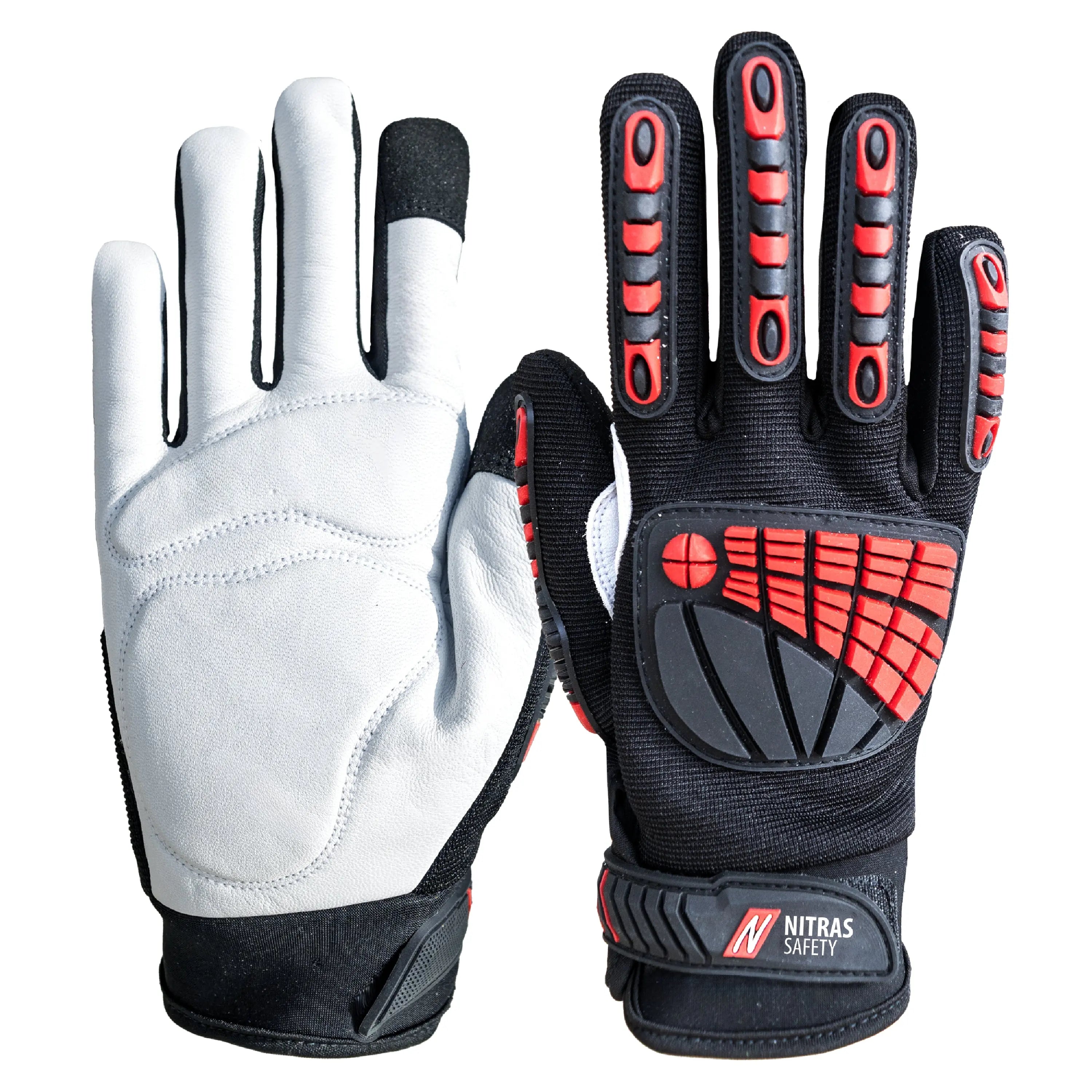 NITRAS DEXTER ULTIMATE, Mechanikerhandschuhe, schwarz / grau, EN ISO 21420, EN 388, EN 407 - KERA Arbeitsschutz