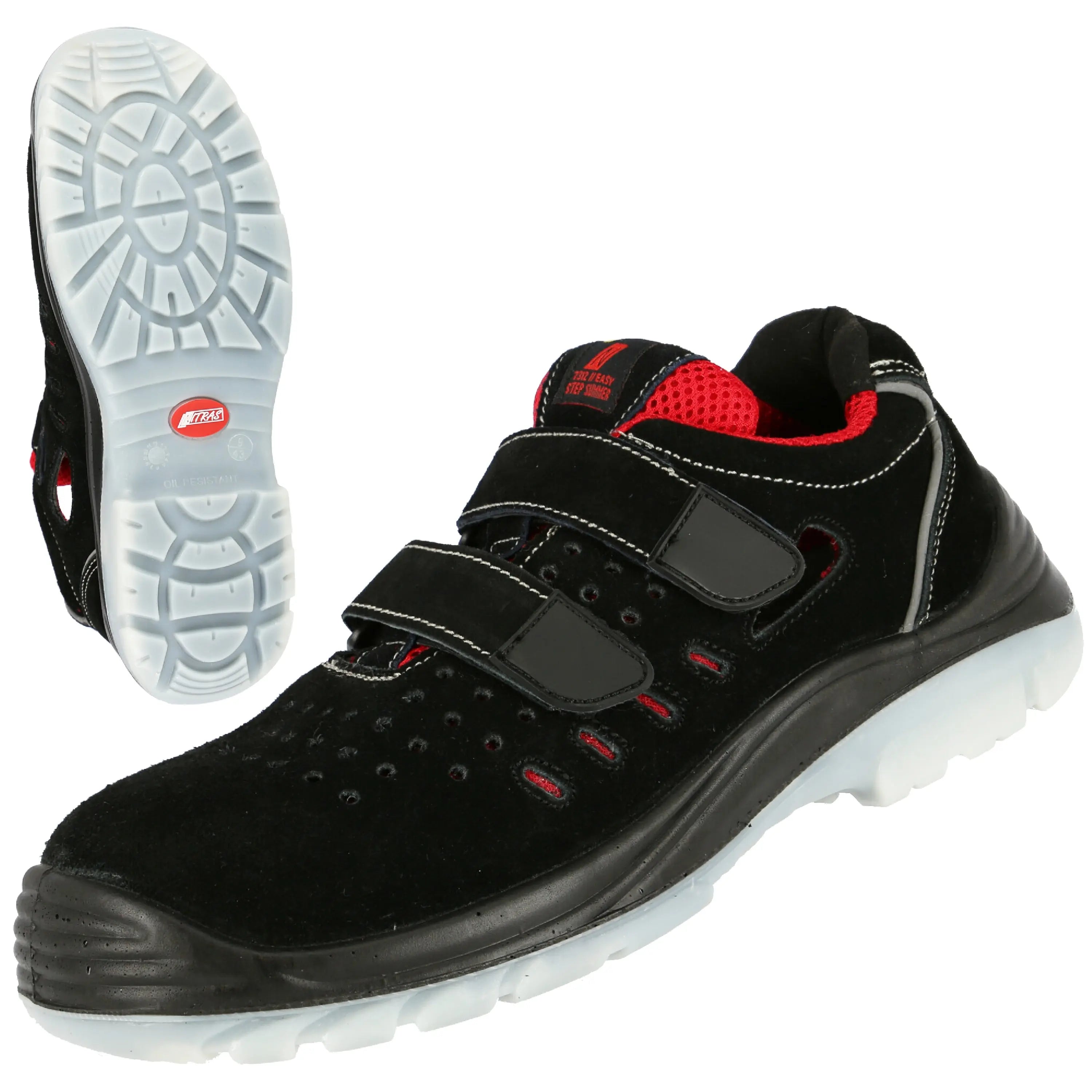 NITRAS EASY STEP SA, S1P Sicherheitssandalen, schwarz,  EN ISO 20345, DGUV Regel 112-191 - KERA Arbeitsschutz