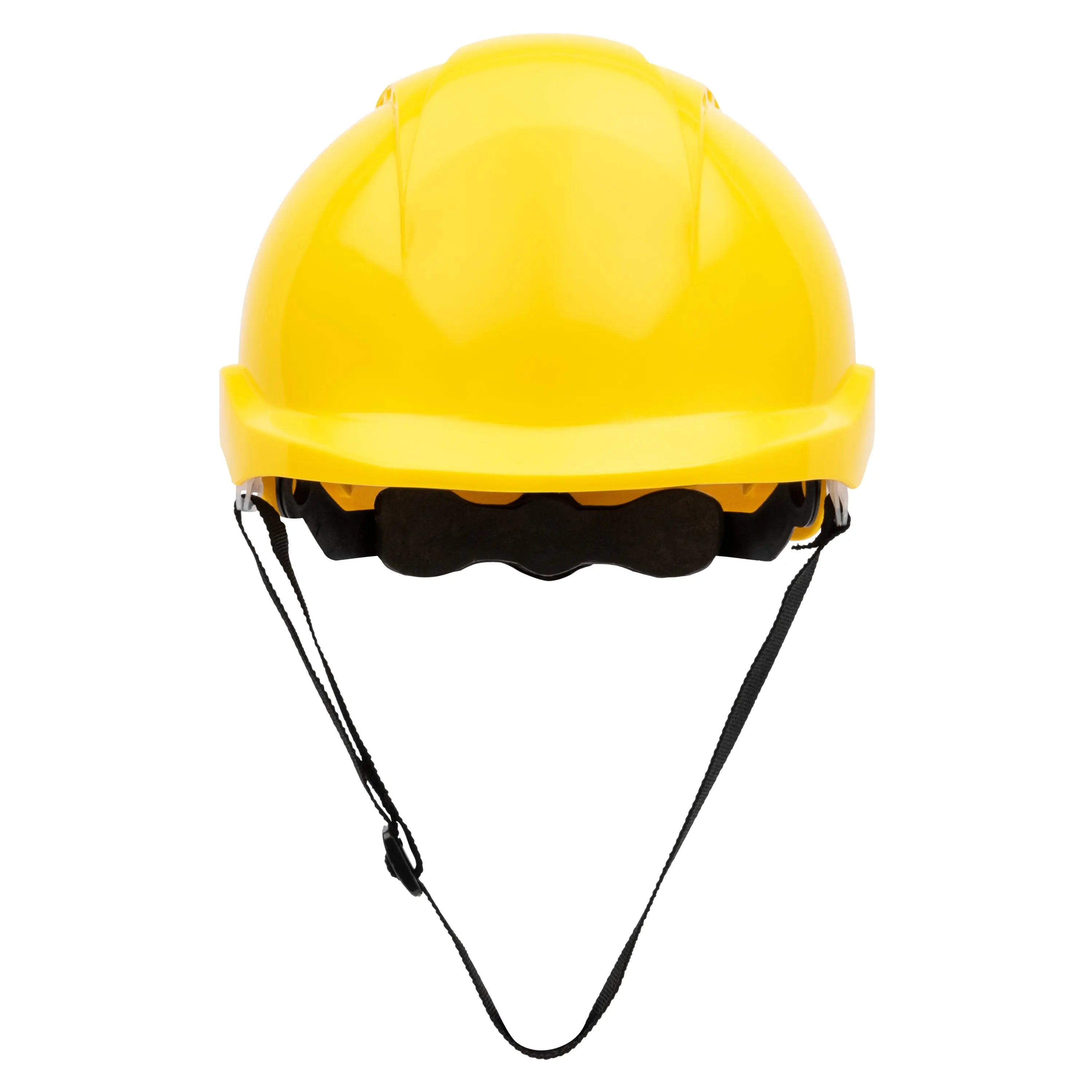 NITRAS HEAD PROTECT, Industrieschutzhelm, Schale aus HDPE, gelb, Innenausstattung aus LDPE / Textil, schwarz / grau, EN 397 - KERA Arbeitsschutz