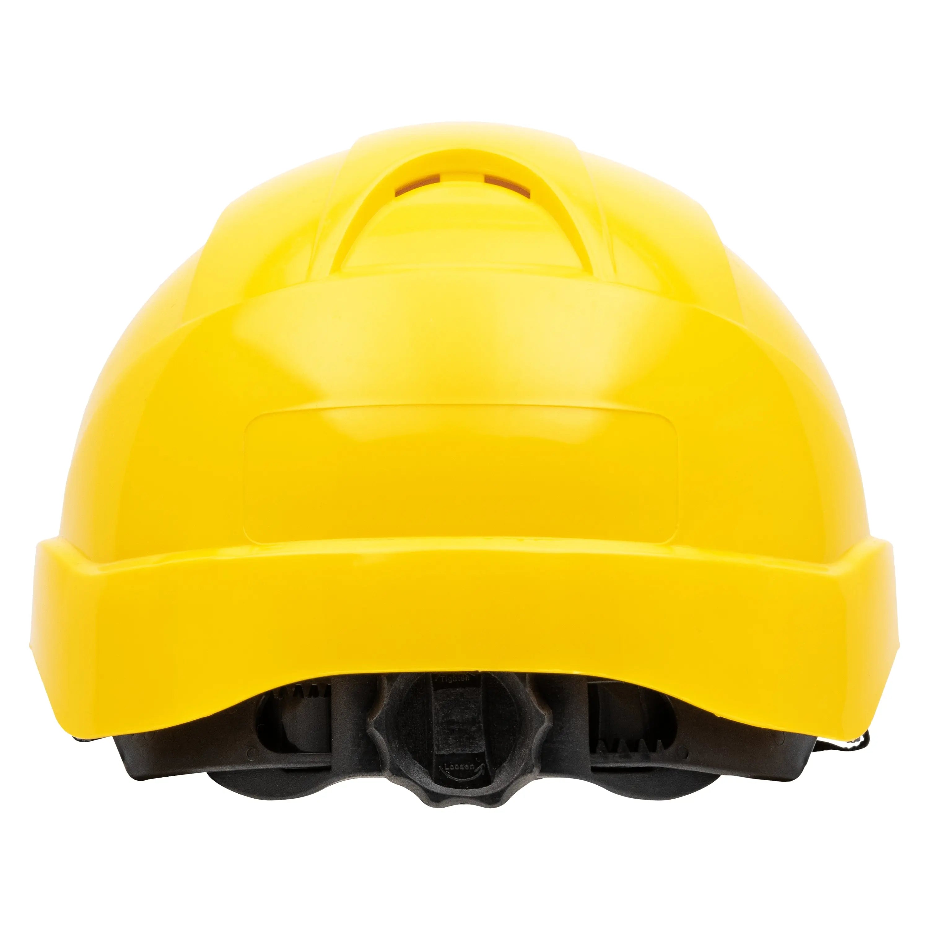 NITRAS HEAD PROTECT, Industrieschutzhelm, Schale aus HDPE, gelb, Innenausstattung aus LDPE / Textil, schwarz / grau, EN 397 - KERA Arbeitsschutz