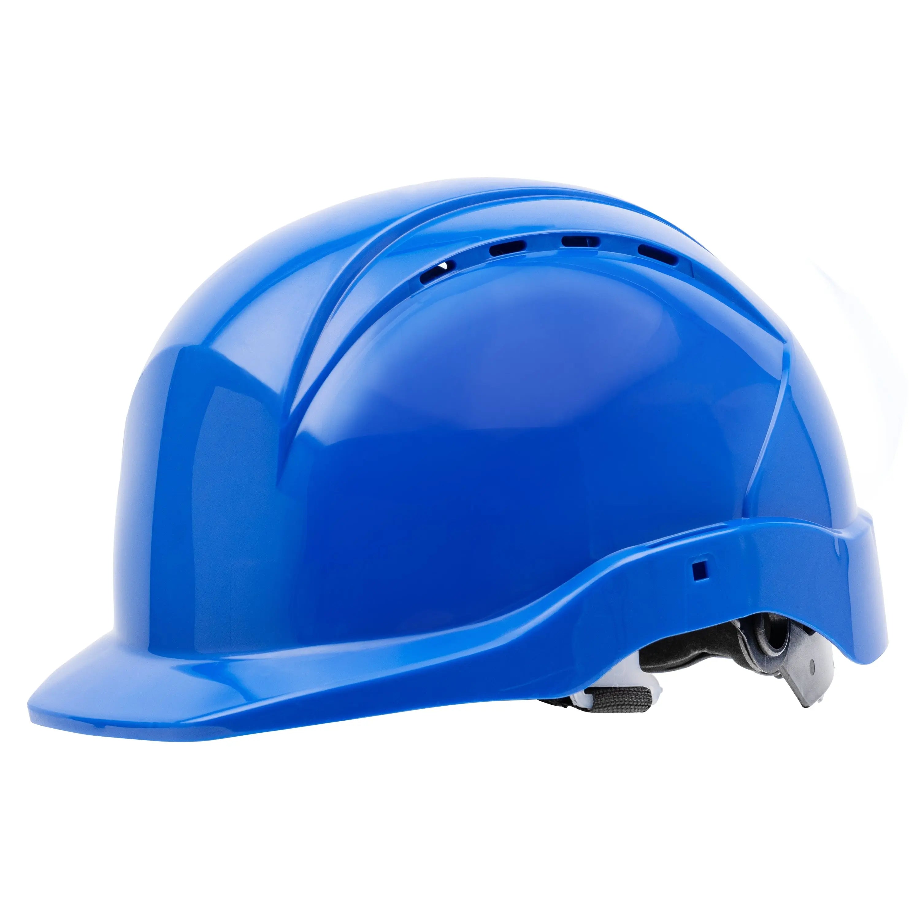 NITRAS HEAD PROTECT, Industrieschutzhelm, Schale aus HDPE, königsblau, Innenausstattung aus LDPE / Textil, schwarz / grau, EN 397 - KERA Arbeitsschutz
