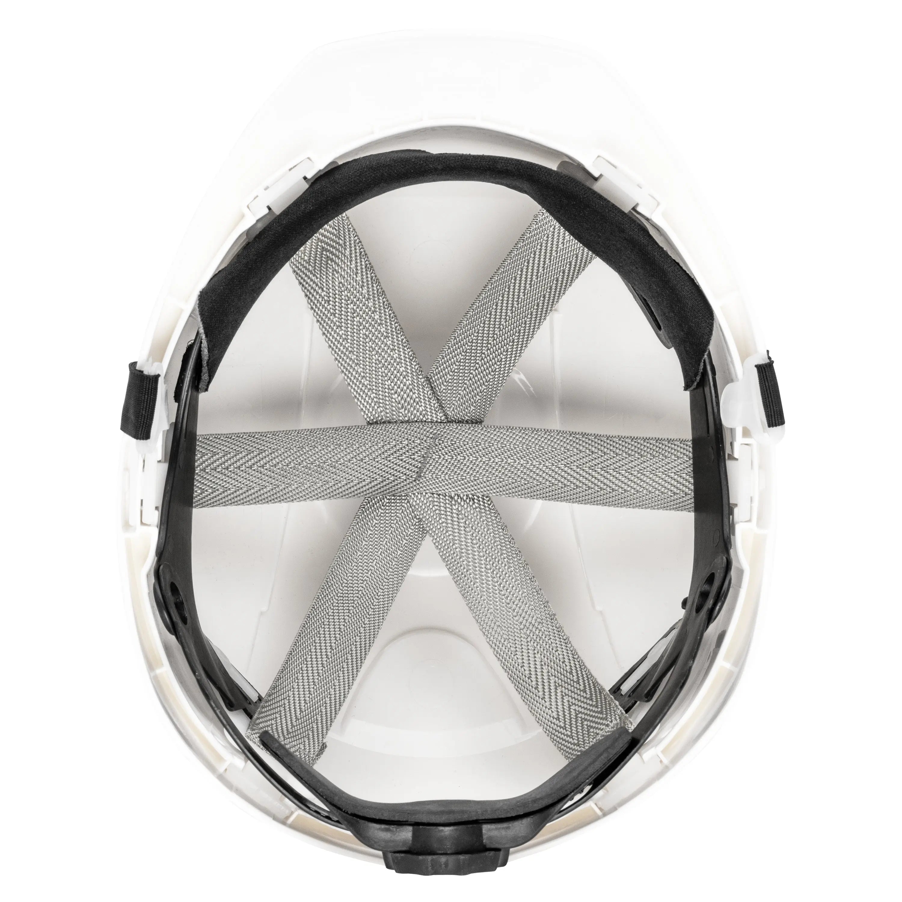 NITRAS HEAD PROTECT, Industrieschutzhelm, Schale aus HDPE, weiß, Innenausstattung aus LDPE / Textil, schwarz / grau, EN 397 - KERA Arbeitsschutz