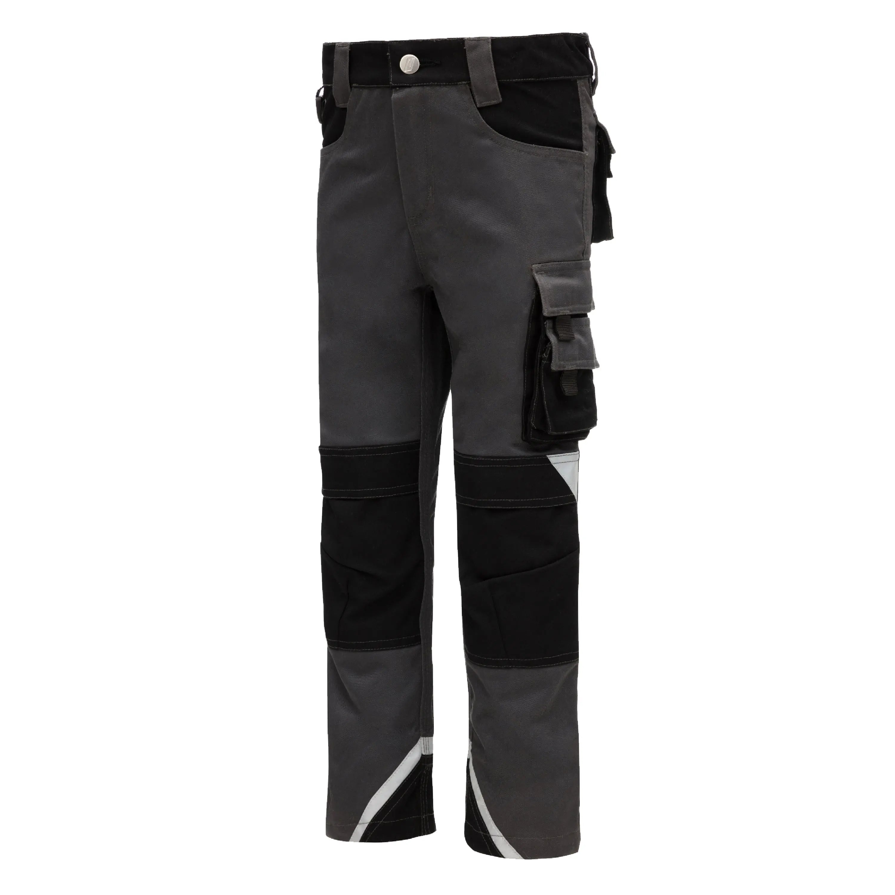 NITRAS MOTION TEX KIDS, Arbeitshose, lang, grau / schwarz, OEKO-TEX - KERA Arbeitsschutz