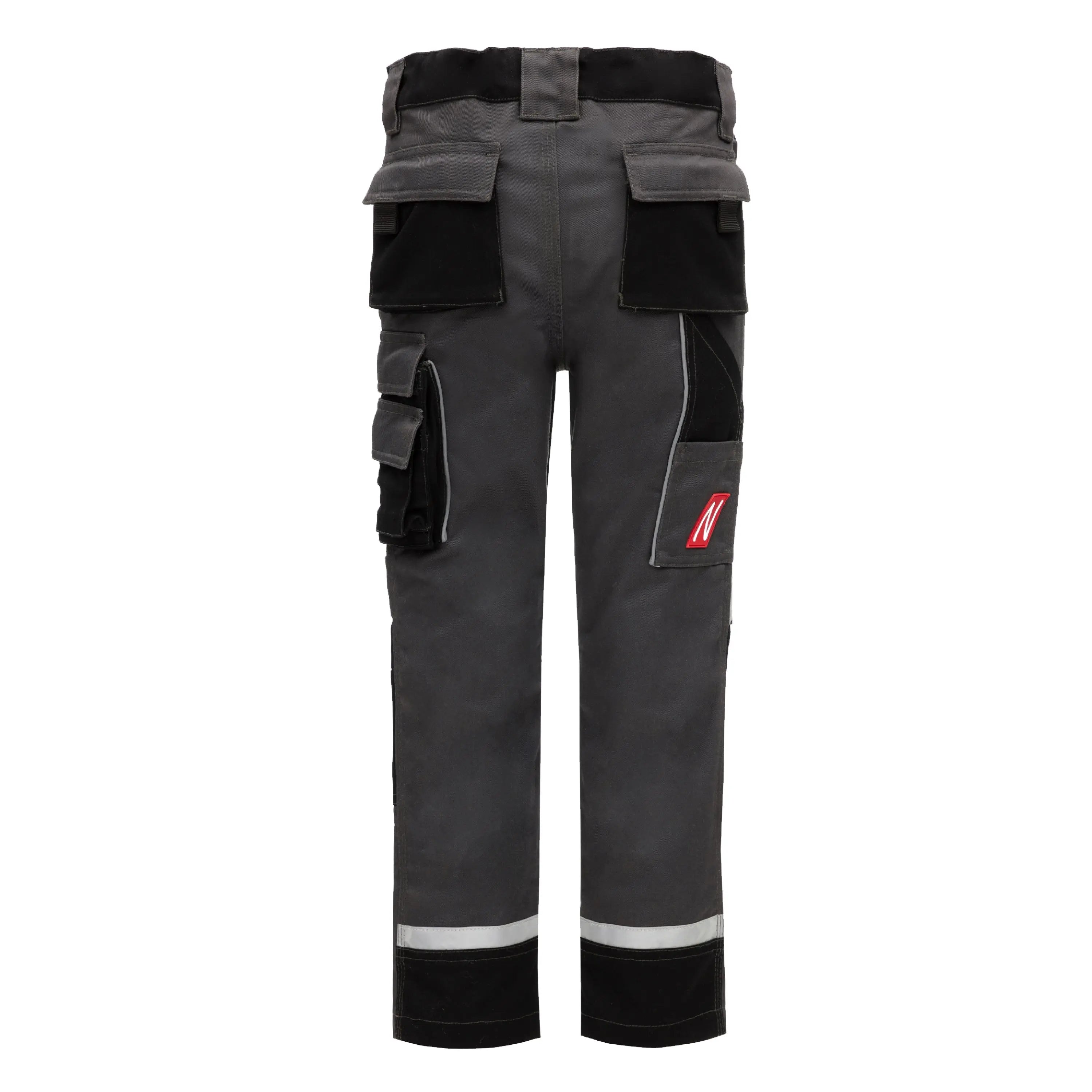NITRAS MOTION TEX KIDS, Arbeitshose, lang, grau / schwarz, OEKO-TEX - KERA Arbeitsschutz