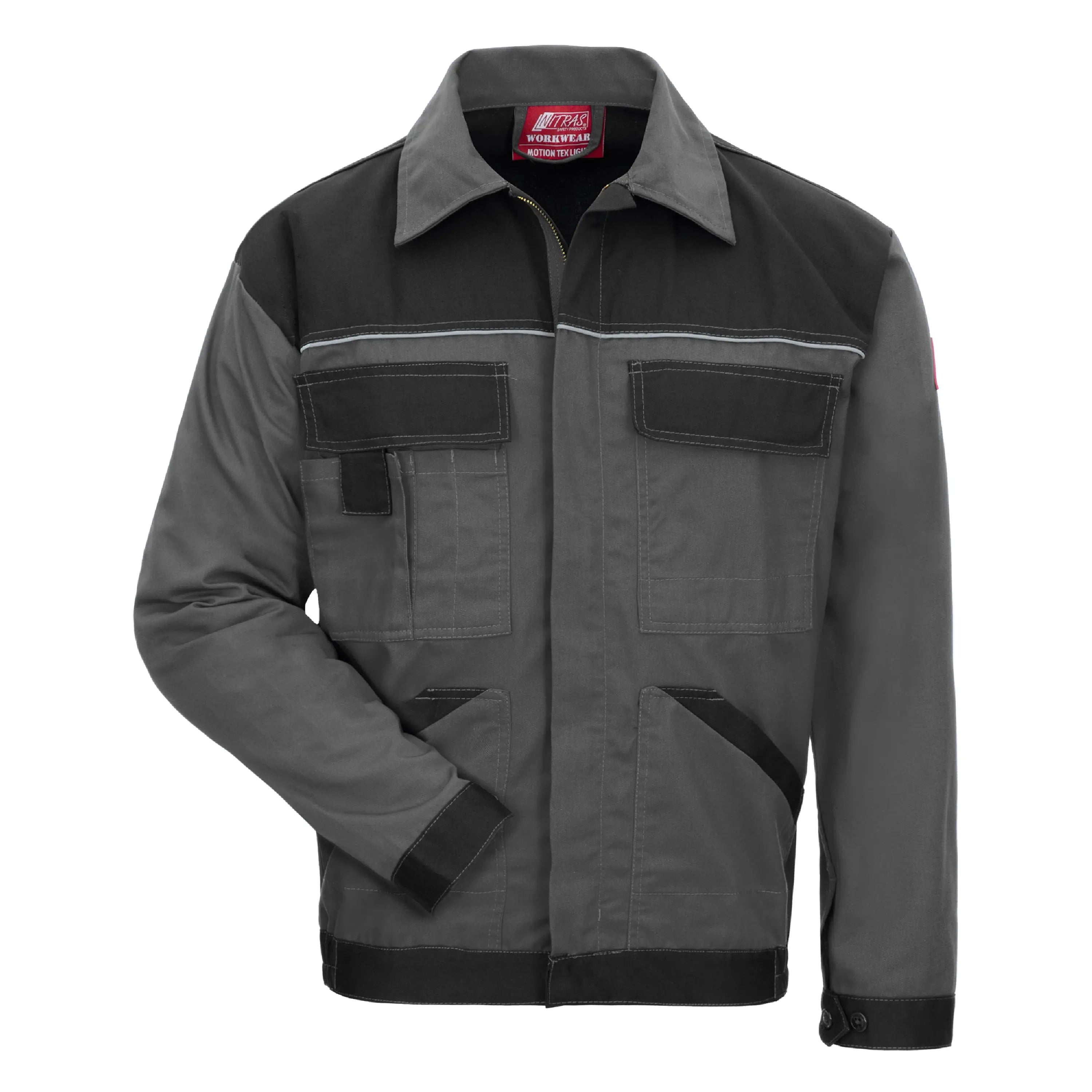 NITRAS MOTION TEX LIGHT, Arbeitsjacke, grau / schwarz, OEKO-TEX - KERA Arbeitsschutz