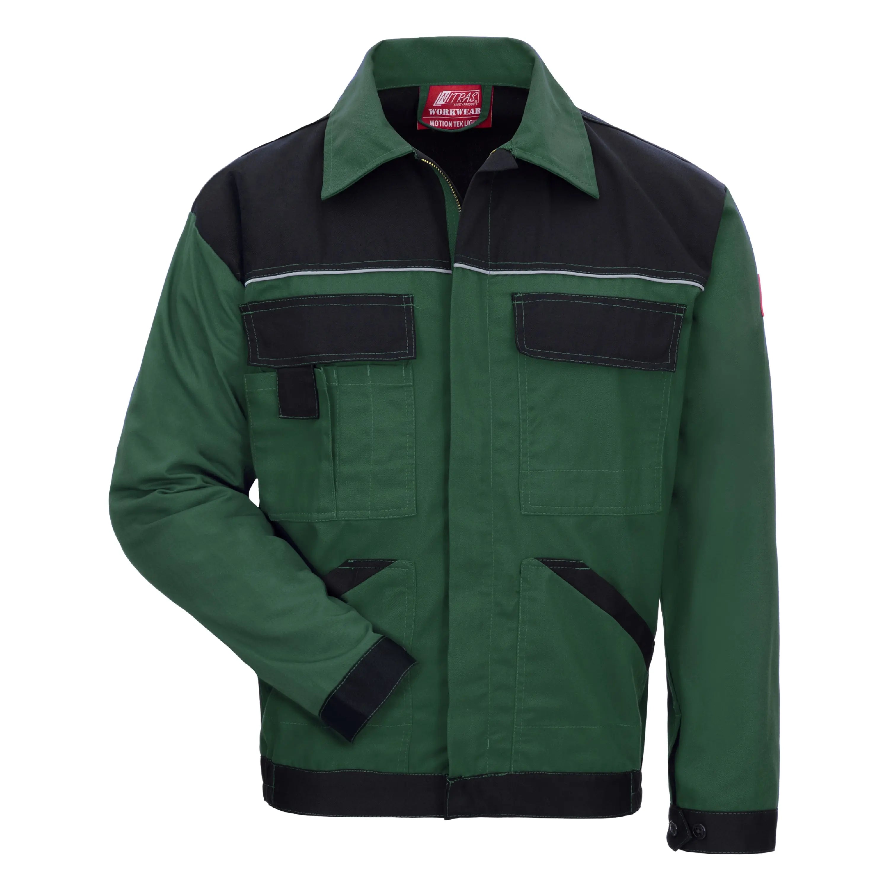 NITRAS MOTION TEX LIGHT, Arbeitsjacke, grün / schwarz, OEKO-TEX - KERA Arbeitsschutz