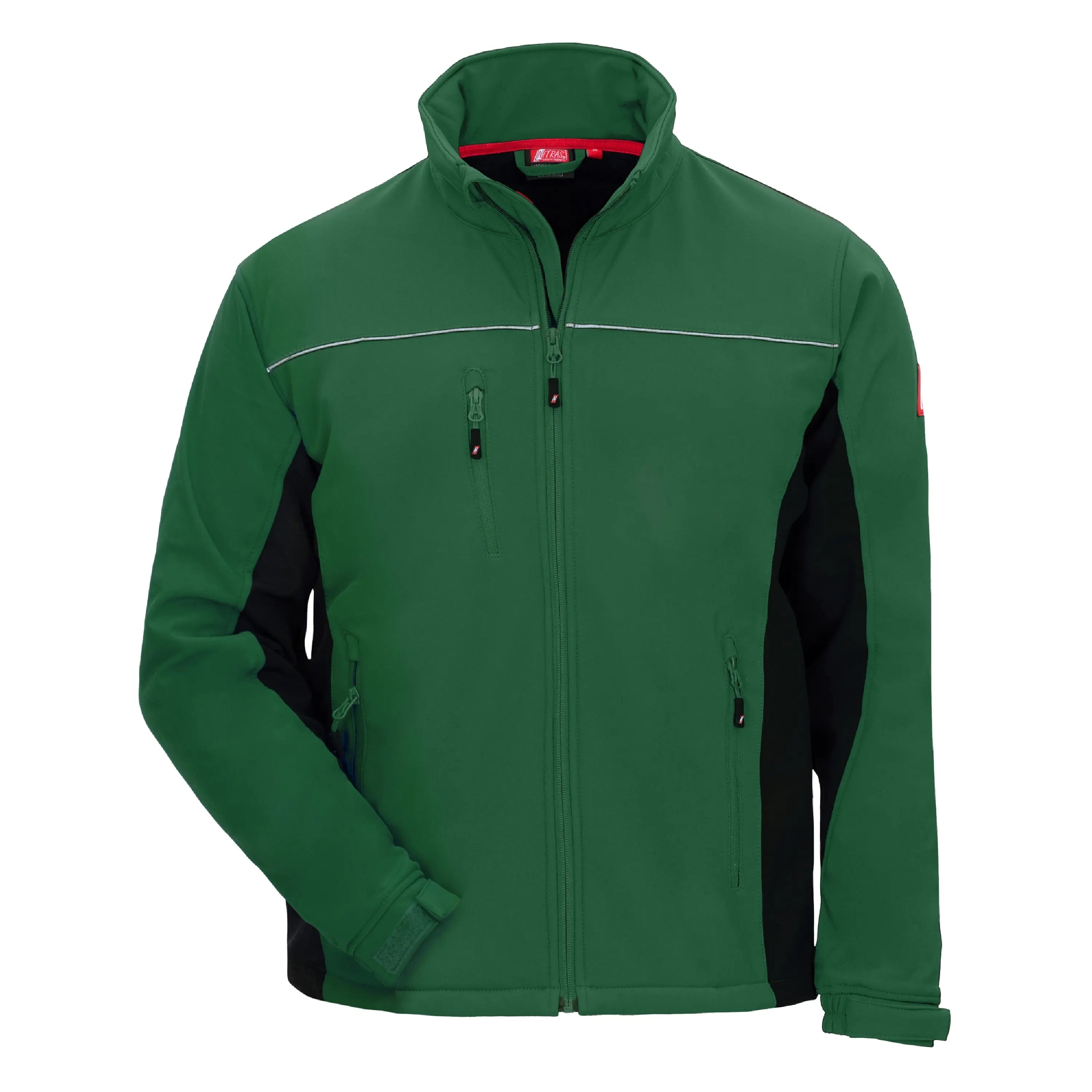 NITRAS MOTION TEX LIGHT, Softshelljacke, grün / schwarz, OEKO-TEX - KERA Arbeitsschutz