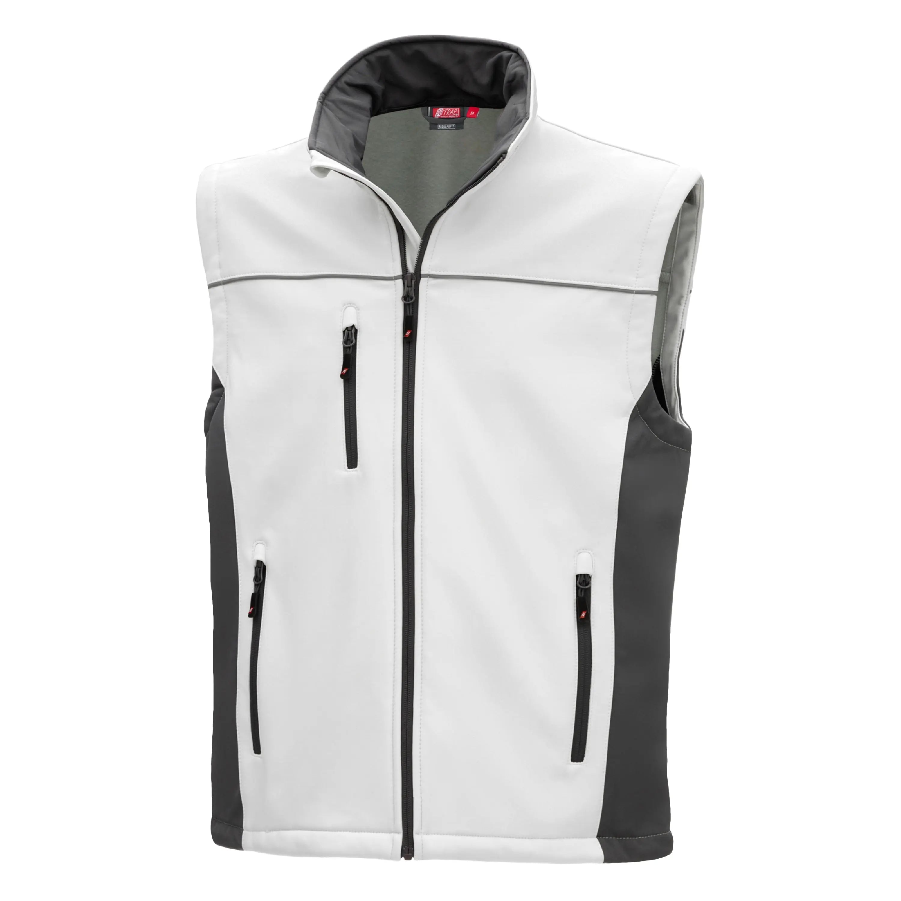 NITRAS MOTION TEX LIGHT, Softshellweste, weiß / grau, OEKO-TEX - KERA Arbeitsschutz