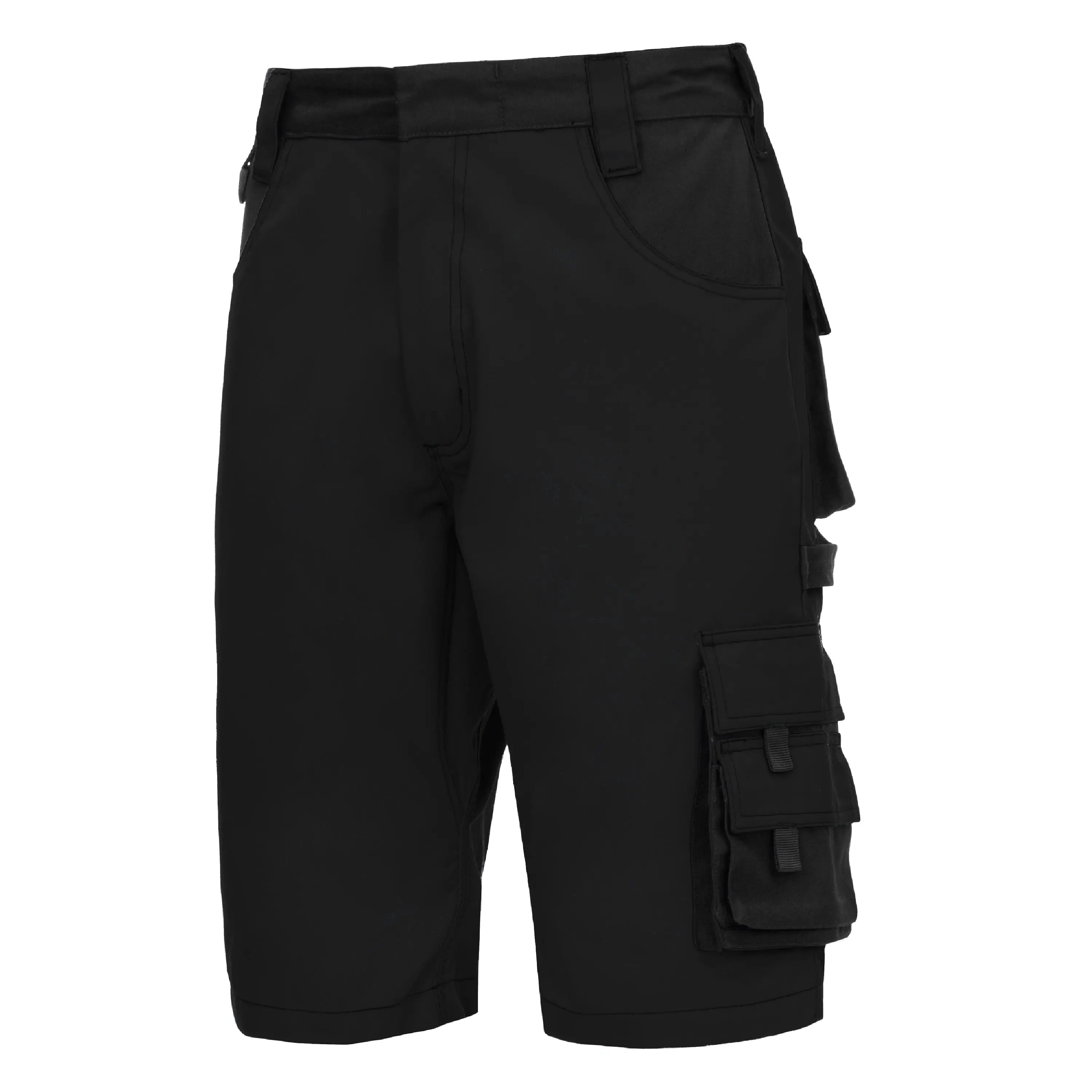 NITRAS MOTION TEX PLUS, Arbeitshose, kurz, schwarz, OEKO-TEX - KERA Arbeitsschutz