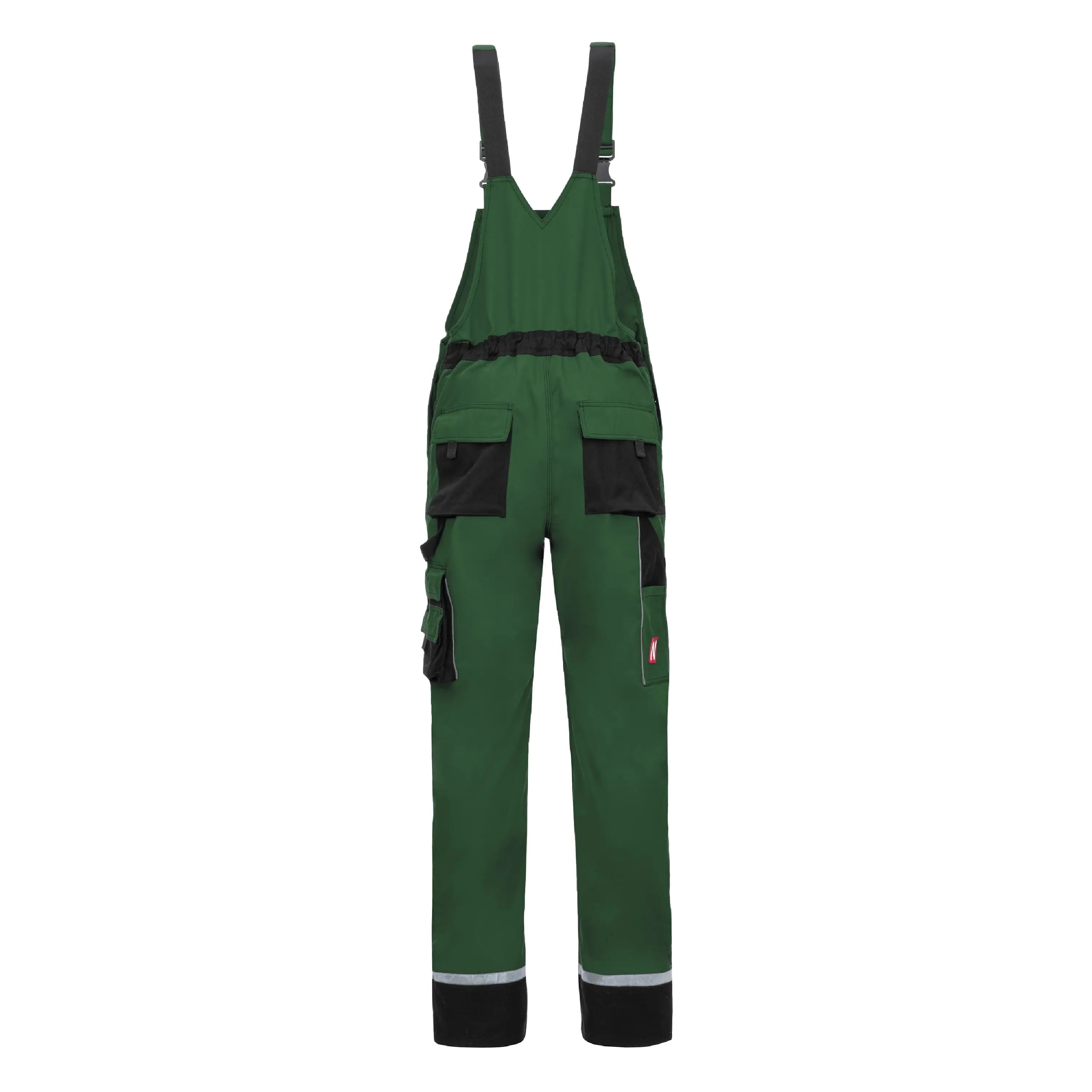 NITRAS MOTION TEX PLUS, Latzhose, grün / schwarz, OEKO-TEX - KERA Arbeitsschutz