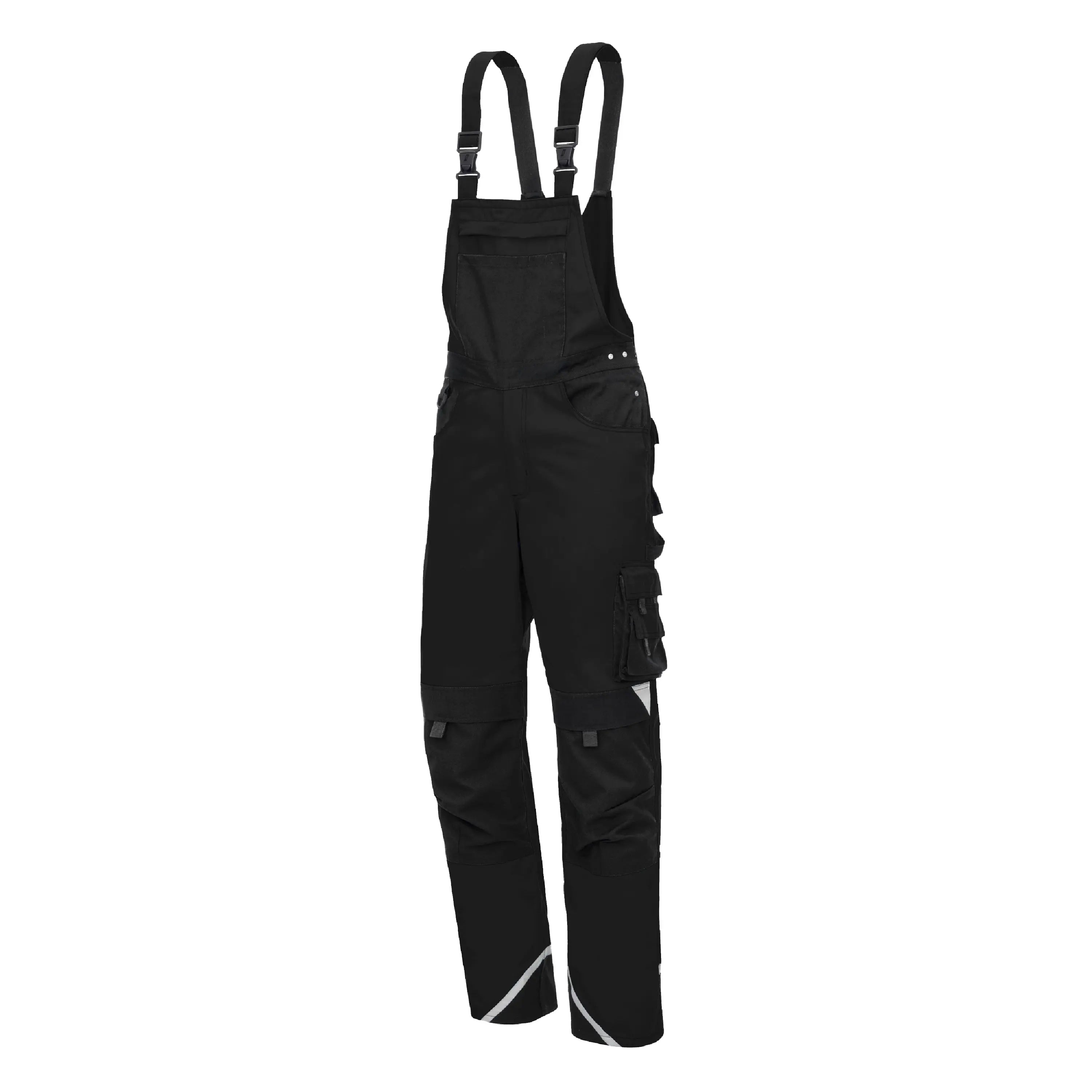 NITRAS MOTION TEX PLUS, Latzhose, schwarz, OEKO-TEX - KERA Arbeitsschutz