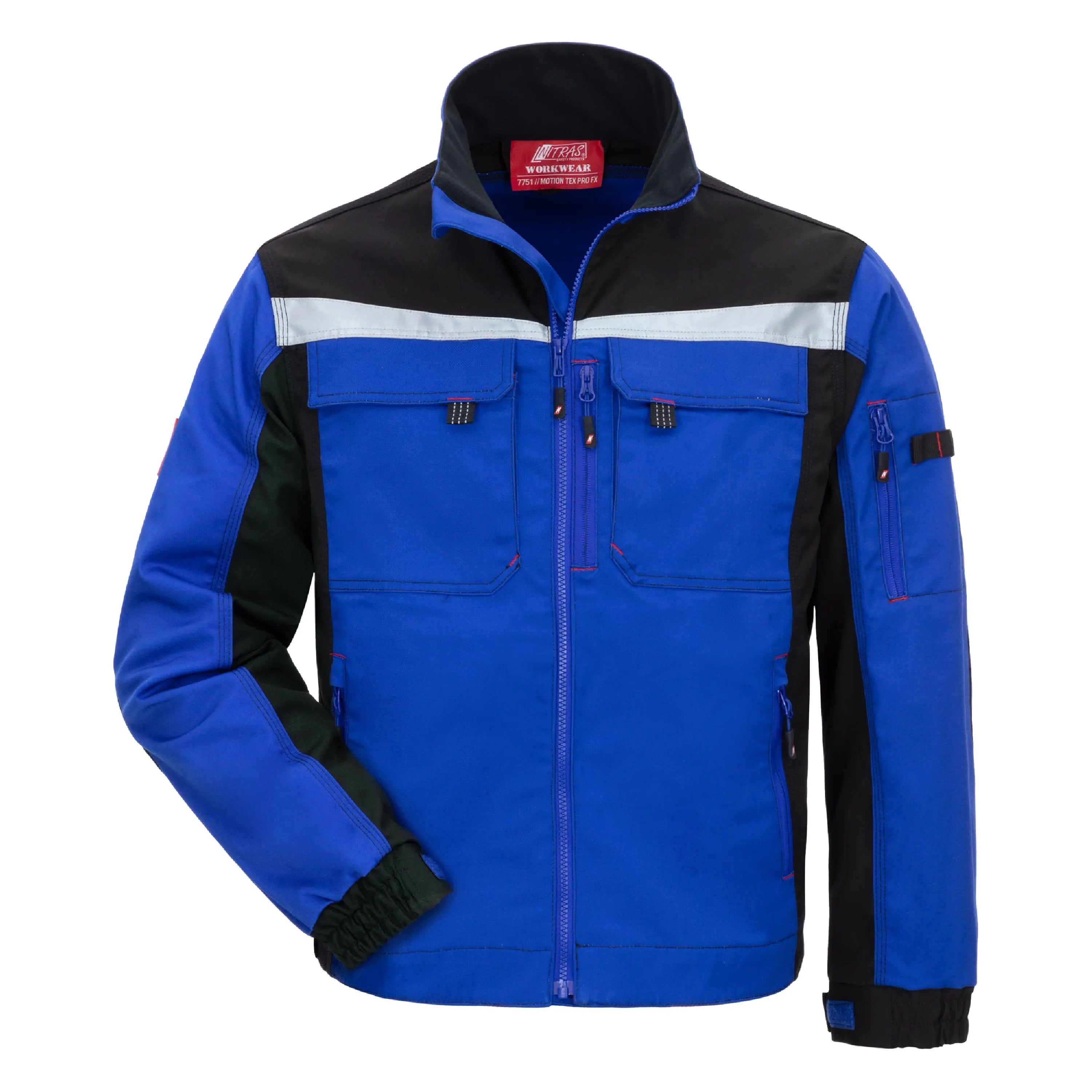 NITRAS MOTION TEX PRO FX, Arbeitsjacke, königsblau / schwarz, OEKO-TEX - KERA Arbeitsschutz
