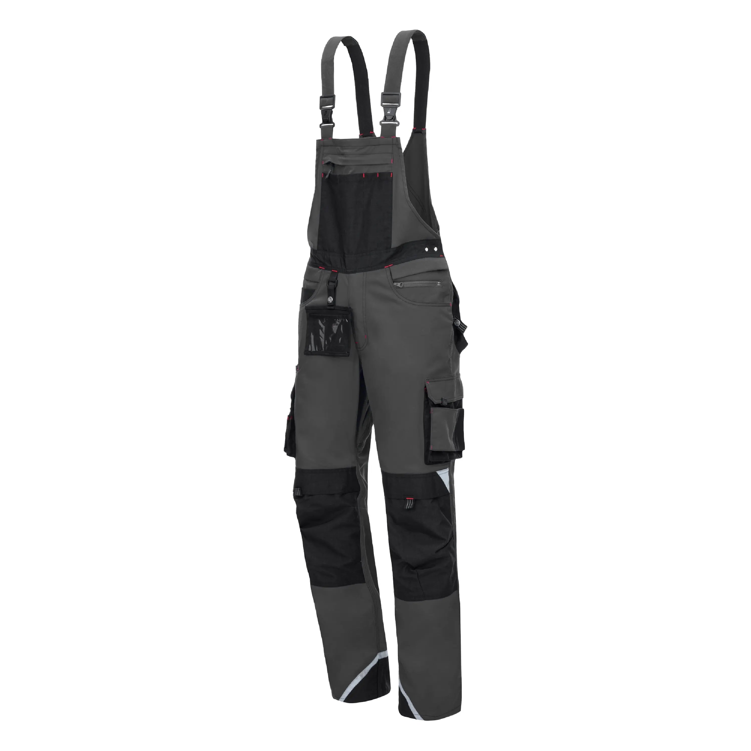 NITRAS MOTION TEX PRO FX, Latzhose, grau / schwarz, OEKO-TEX - KERA Arbeitsschutz