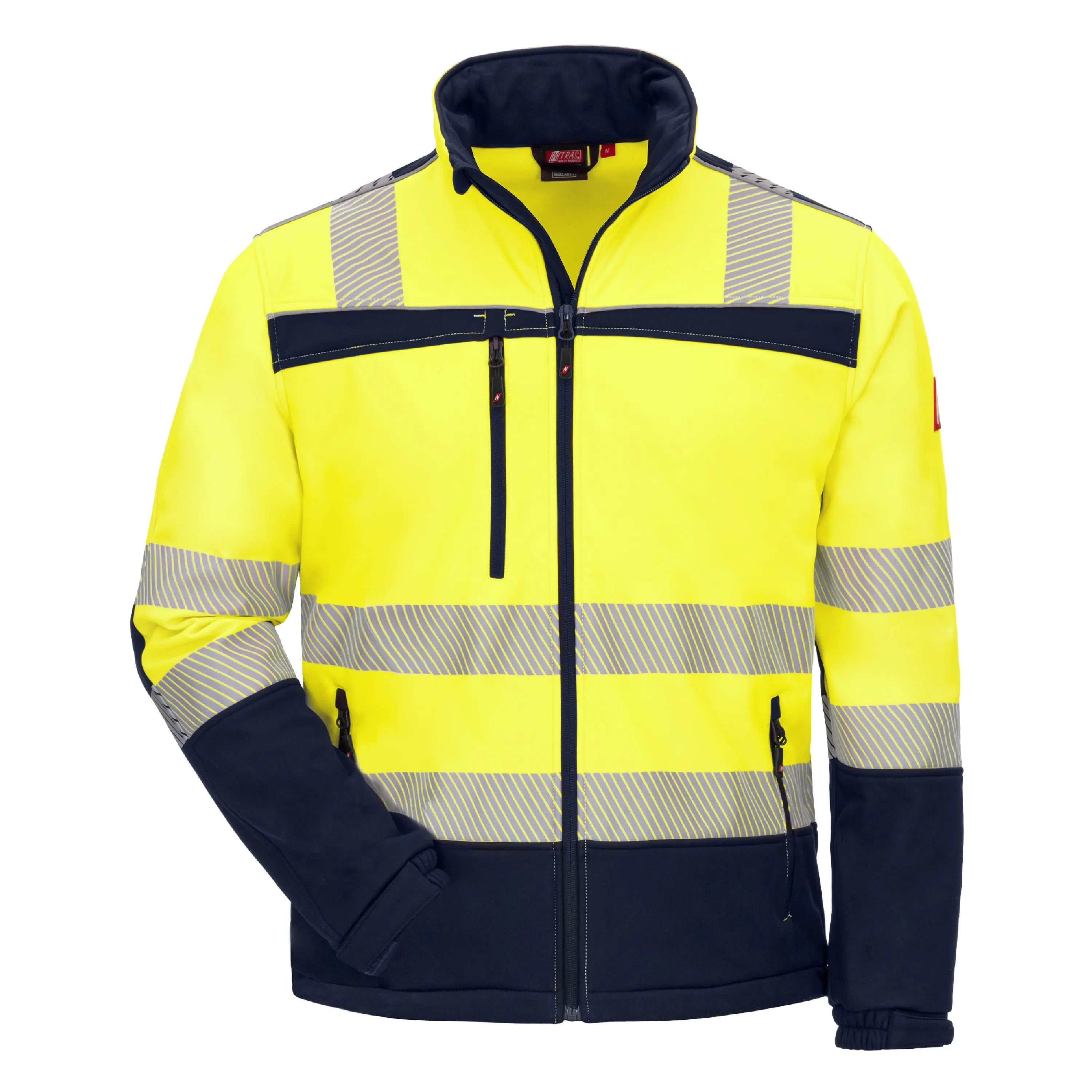 NITRAS MOTION TEX VIZ, Warnschutz-Softshelljacke, EN ISO 13688, EN ISO 20471 - KERA Arbeitsschutz
