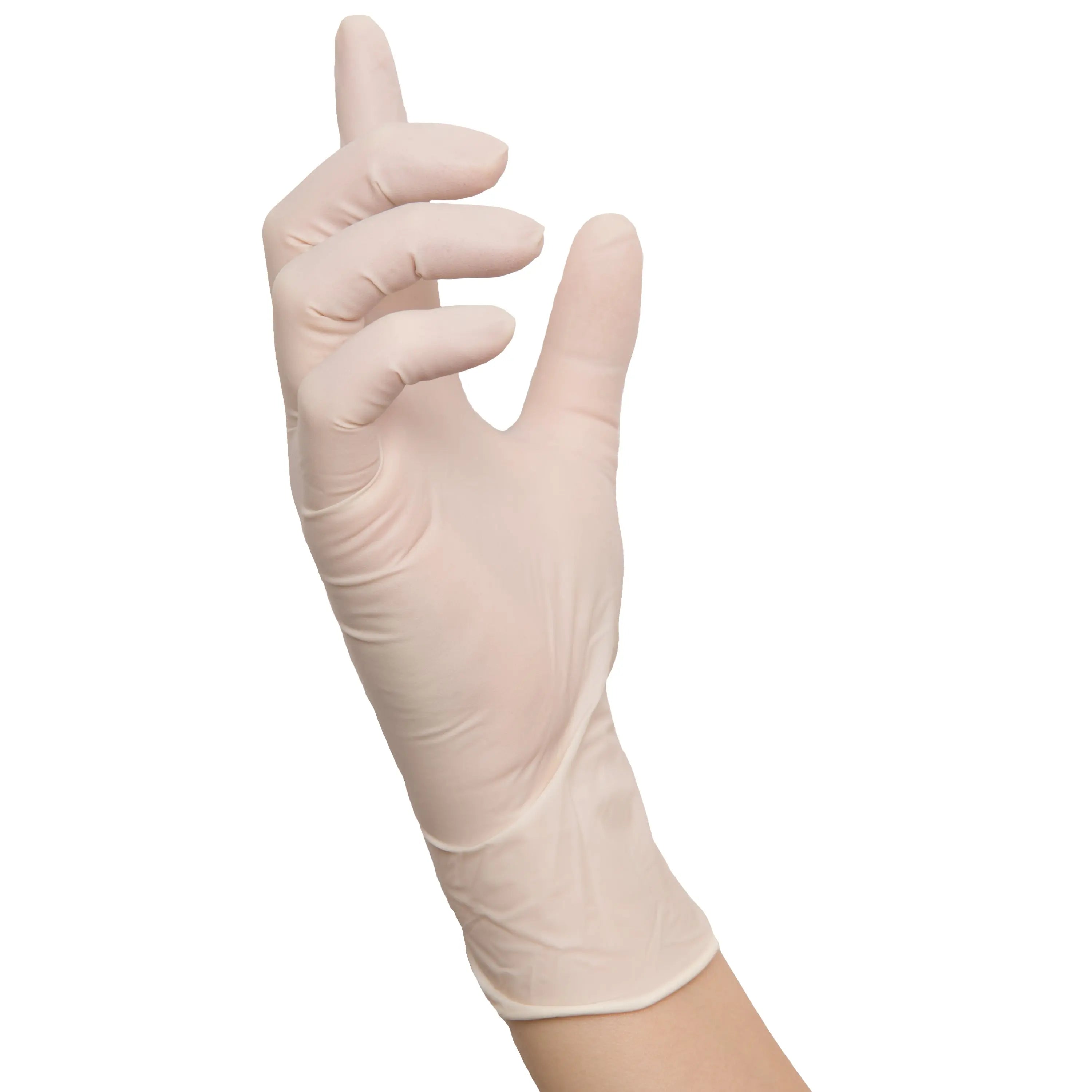 NITRAS POLYMER SOFT, Latex-Einmalhandschuhe, weiß, EN 455, Box à 100 Stück 