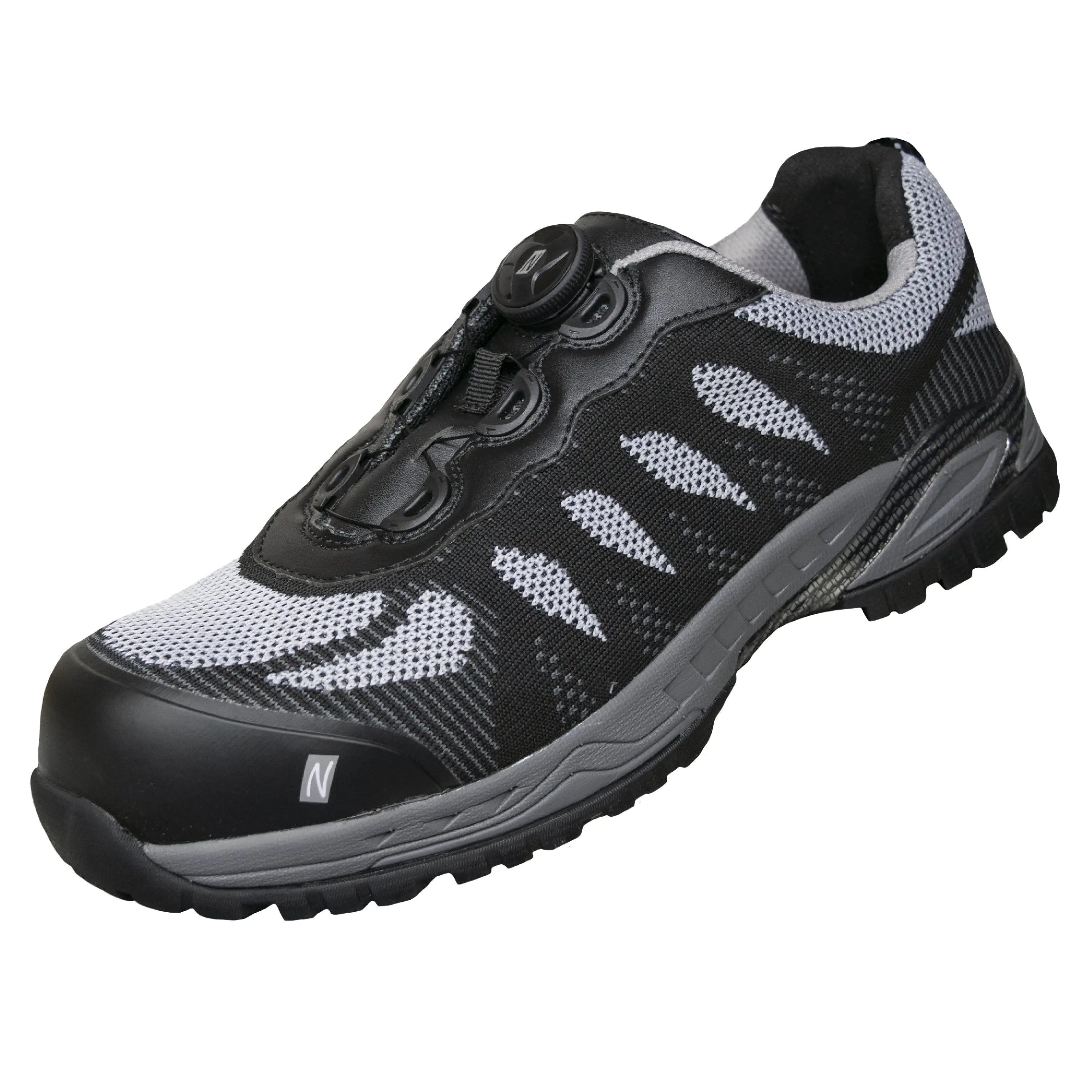 NITRAS PRO STEP FIT, Sicherheitshalbschuhe, schwarz / grau, EN ISO 20345, EN 61340-4-3, DGUV Regel 112-191 - KERA Arbeitsschutz