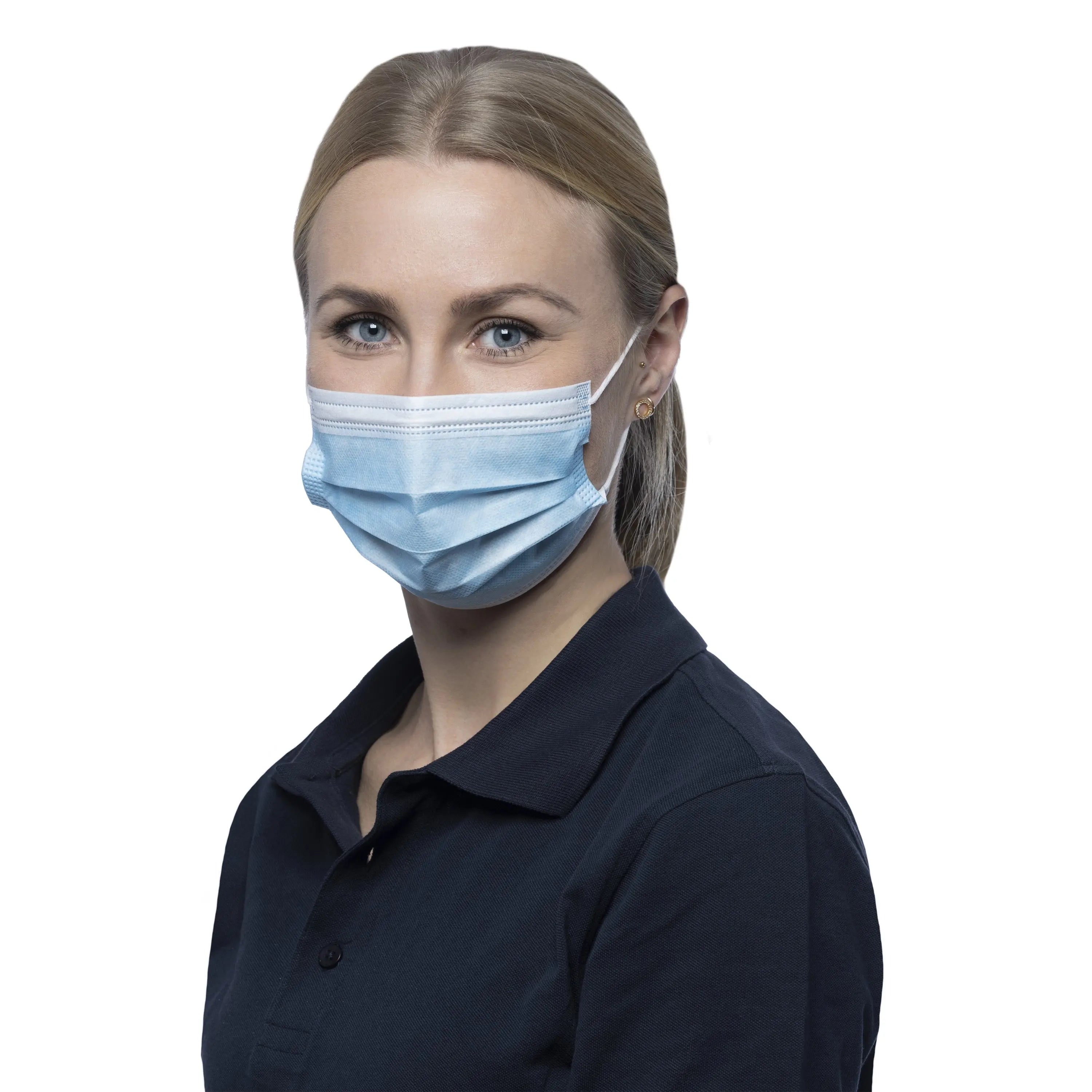NITRAS PROTECT, Medizinische Gesichtsmaske, blau, Box à 50 Stück - KERA Arbeitsschutz