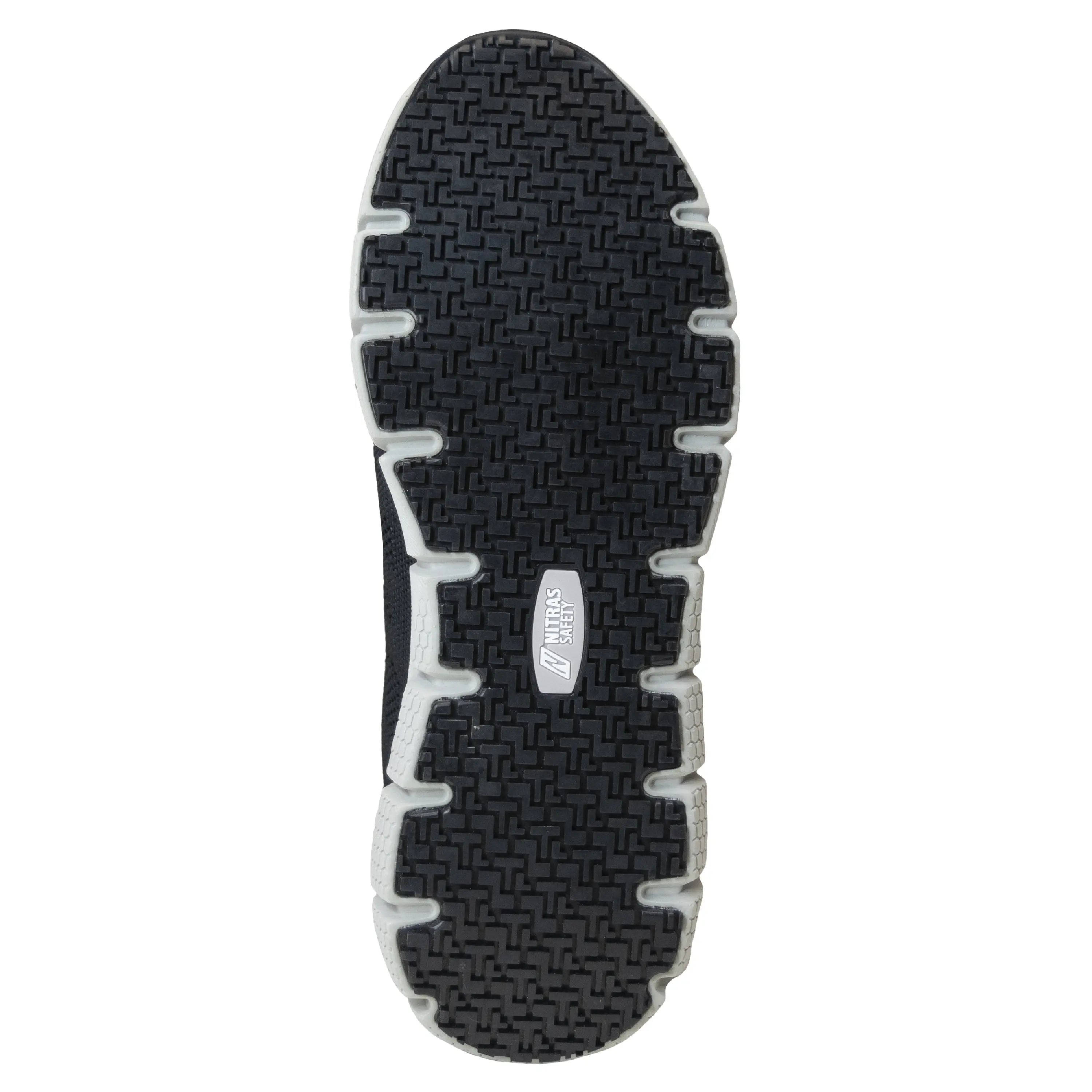 NITRAS SONIC STEP, Sicherheitshalbschuhe, S1P, strapazierfähiges Textil, schwarz / grau, widerstandsfähige EVA / Nitril-Laufsohle, schwarz / grau (Farbcode: 1012), EN ISO 20345, EN IEC 61340-4-3, DGUV Regel 112-191 - KERA Arbeitsschutz