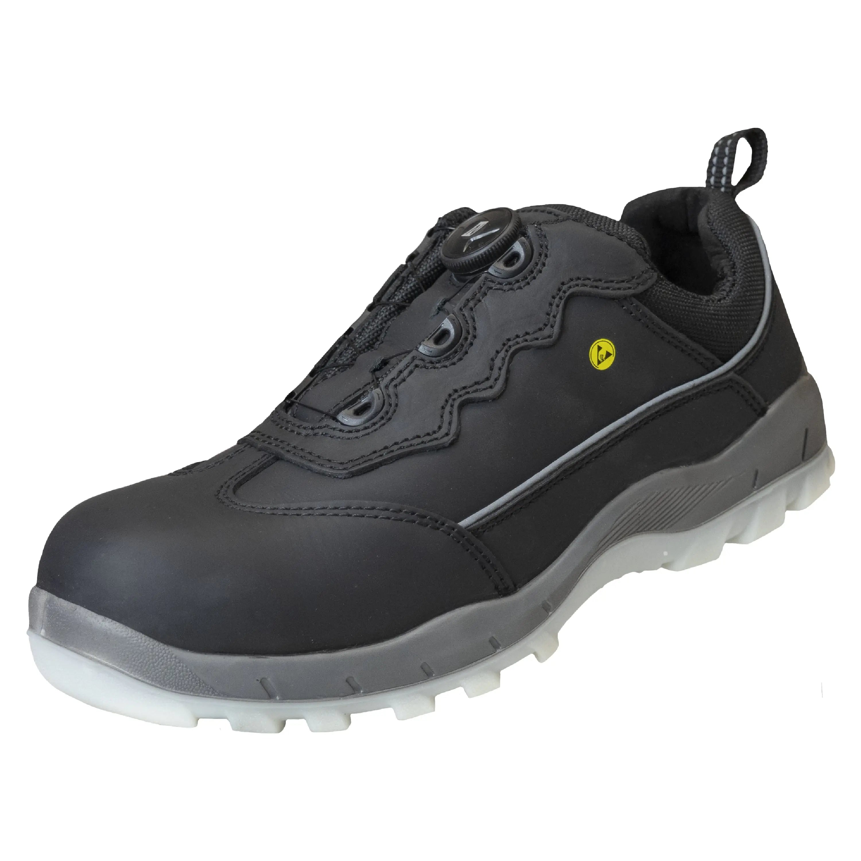 NITRAS SPORT STEP FIT, Sicherheitshalbschuhe, schwarz, EN ISO 20345, EN 61340-4-3, DGUV Regel 112-191 - KERA Arbeitsschutz