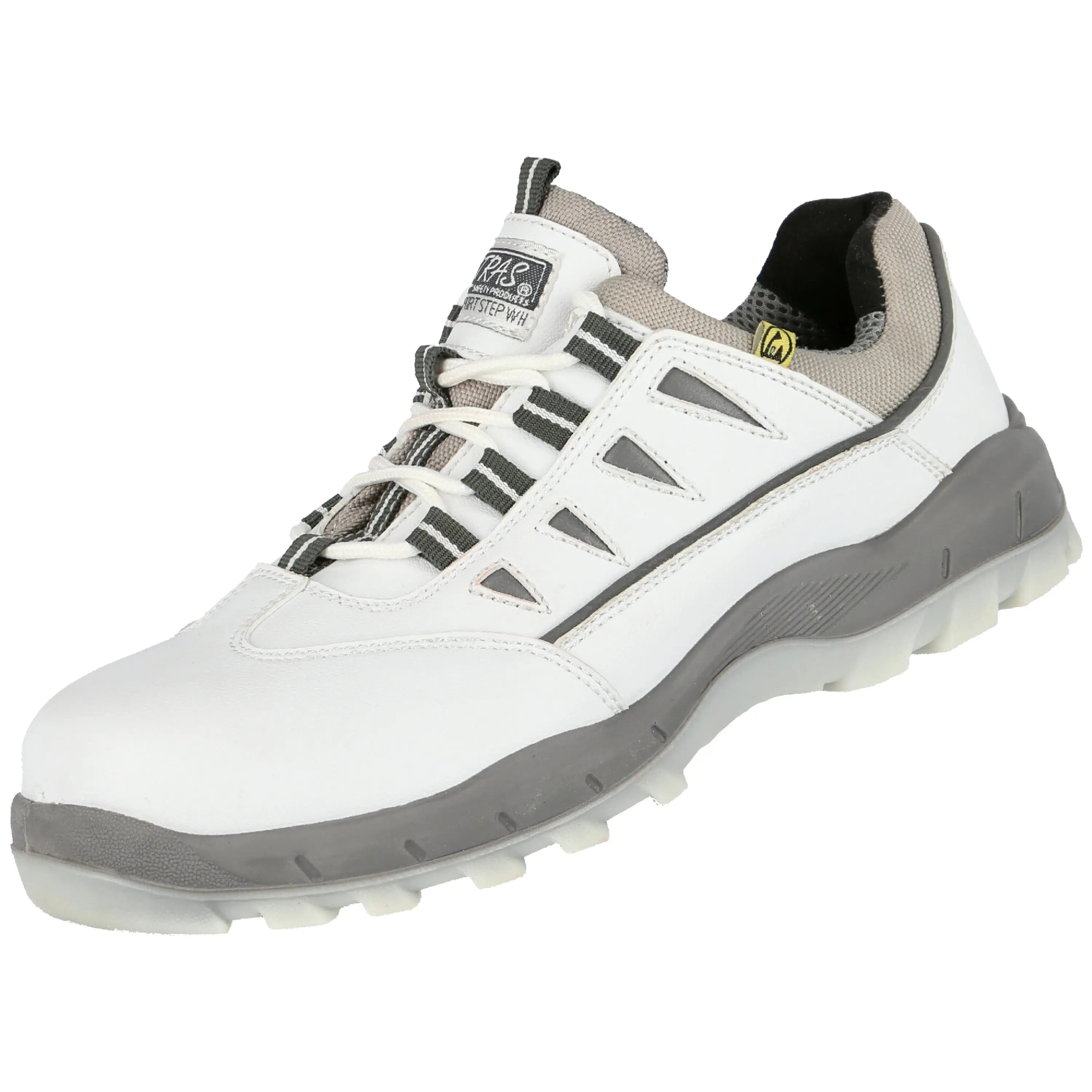 NITRAS SPORT STEP WH, Sicherheitshalbschuhe, weiß, EN ISO 20345, EN 61340-4-3, DGUV Regel 112-191 - KERA Arbeitsschutz