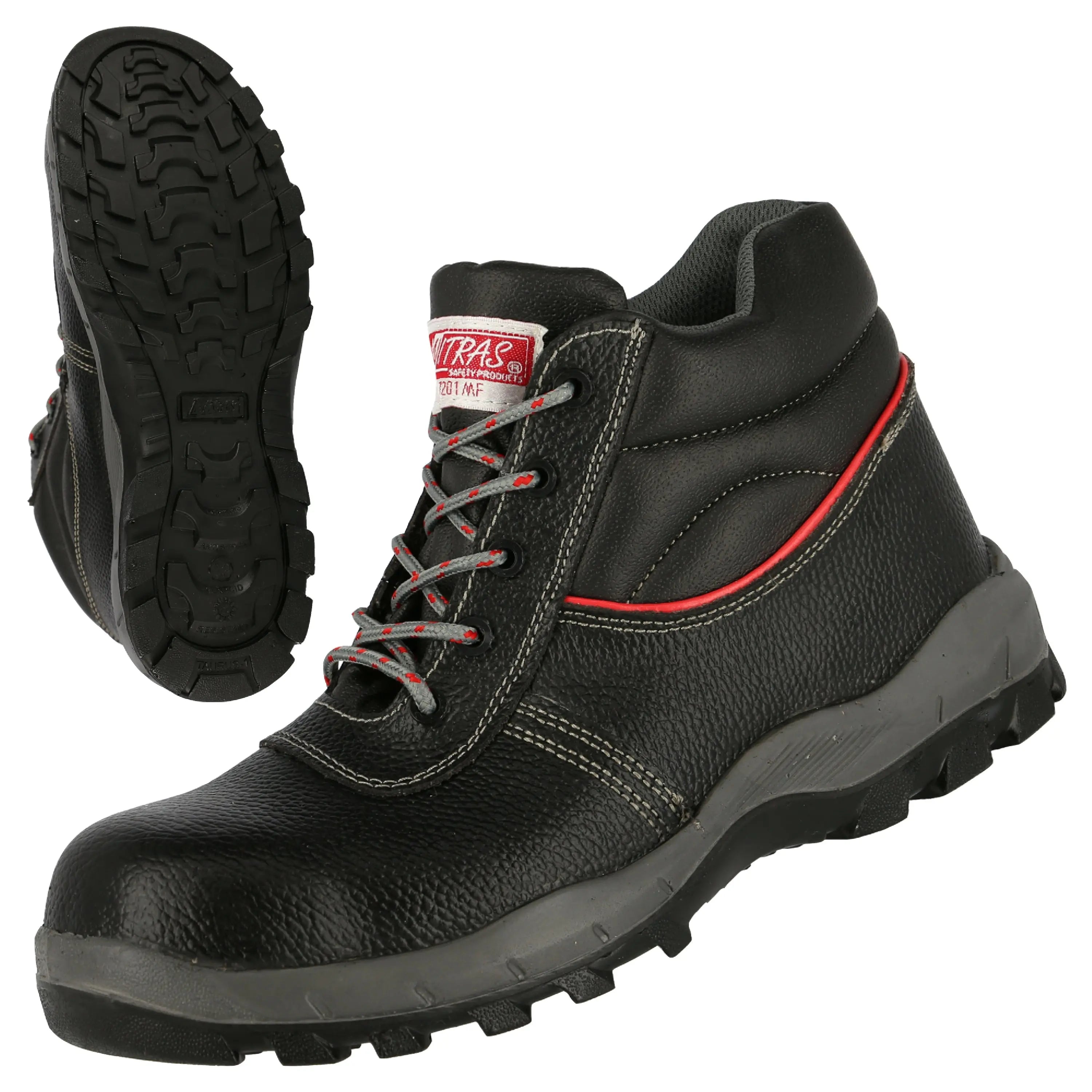 NITRAS STEP MID MF, S3 Sicherheitsstiefel, halbhoch, schwarz, EN ISO 20345, DGUV Regel 112-191 - KERA Arbeitsschutz