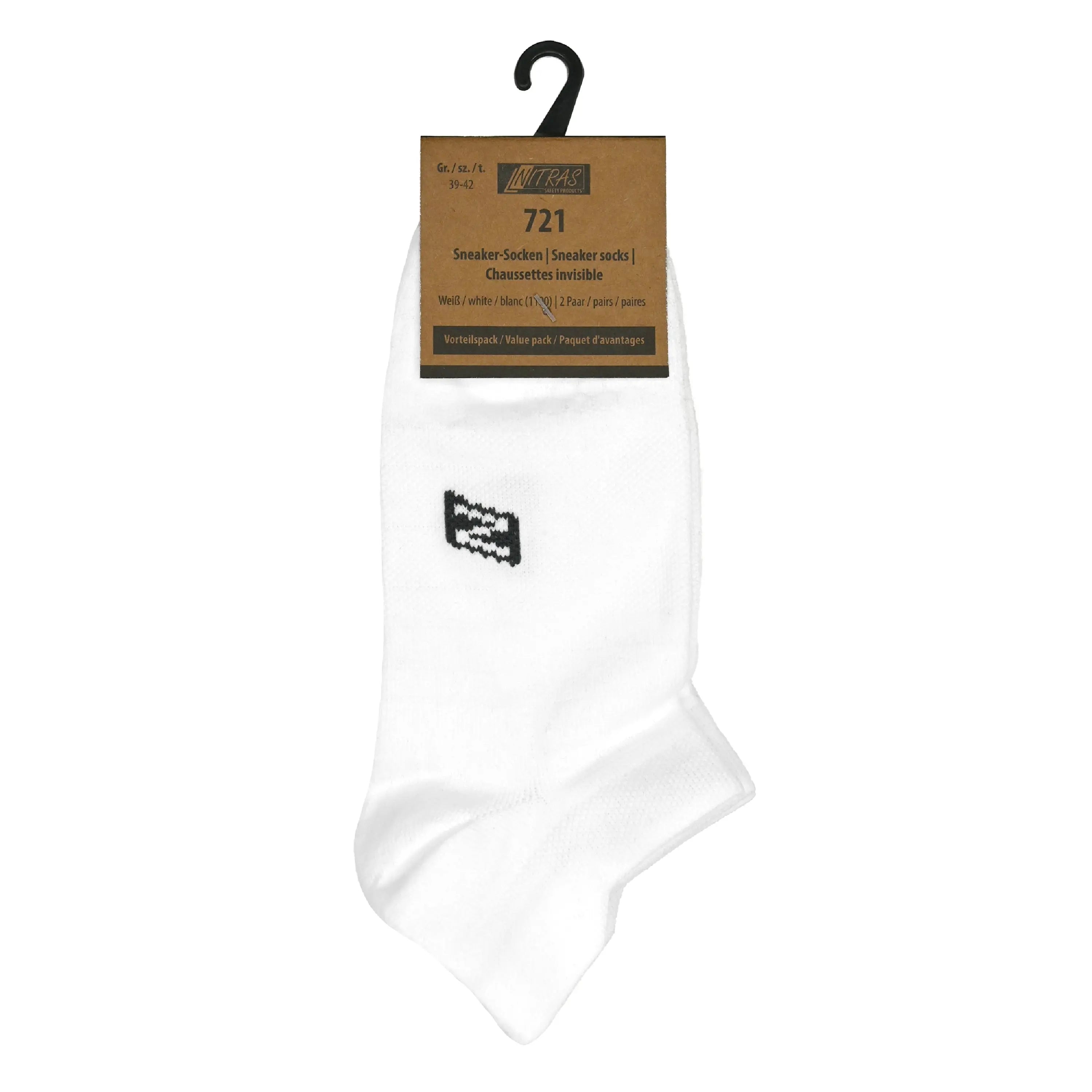 NITRAS Sneaker-Socken, weiß, OEKO-TEX - KERA Arbeitsschutz