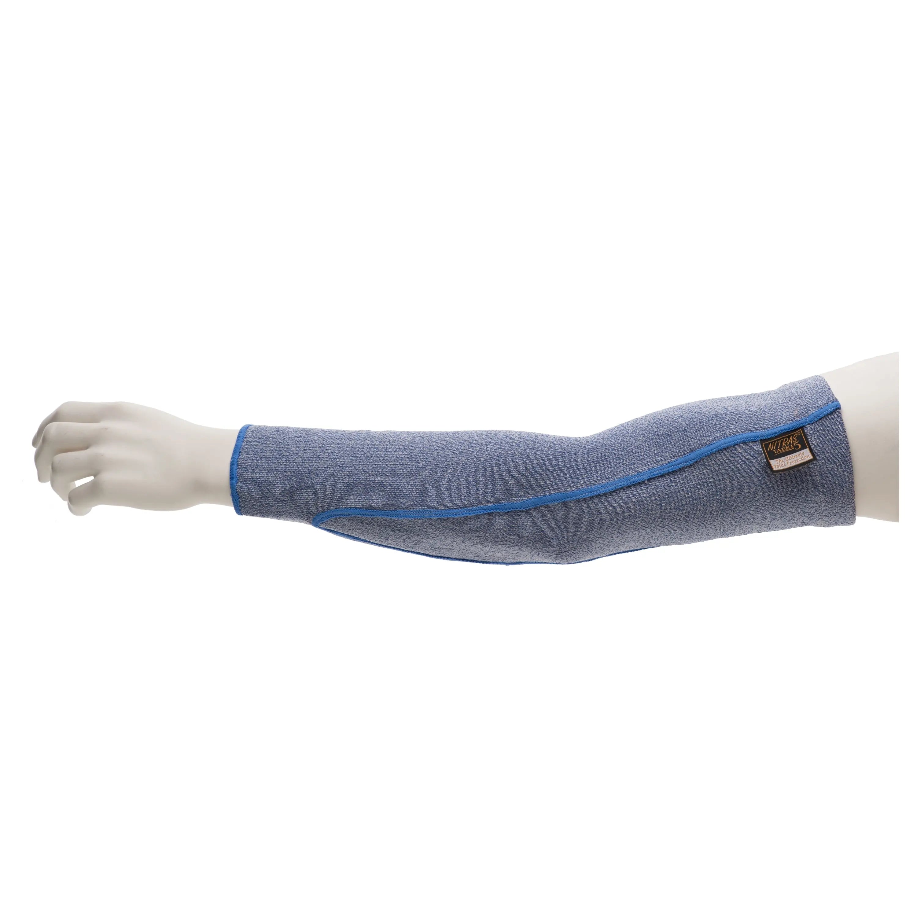 NITRAS TAEKI Schnittschutz-Armschoner, blau, EN 388, EN 407 - KERA Arbeitsschutz