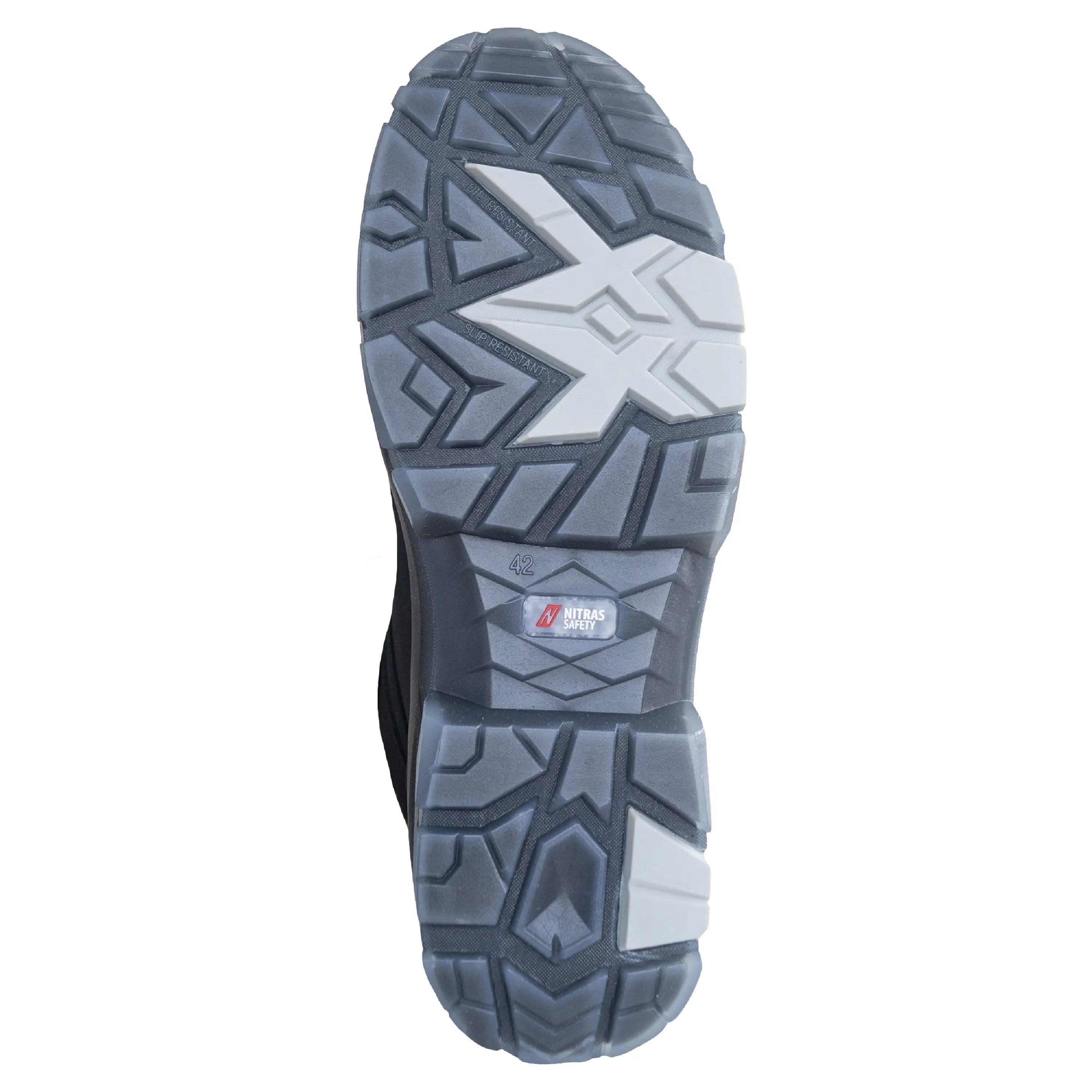 NITRAS ULTIMATE STEP MID FIT, S7S CI FO SC SR,  Sicherheitsstiefel, halbhoch, schwarz, EN ISO 20345, EN IEC 61340-4-3, DGUV Regel 112-191 - KERA Arbeitsschutz