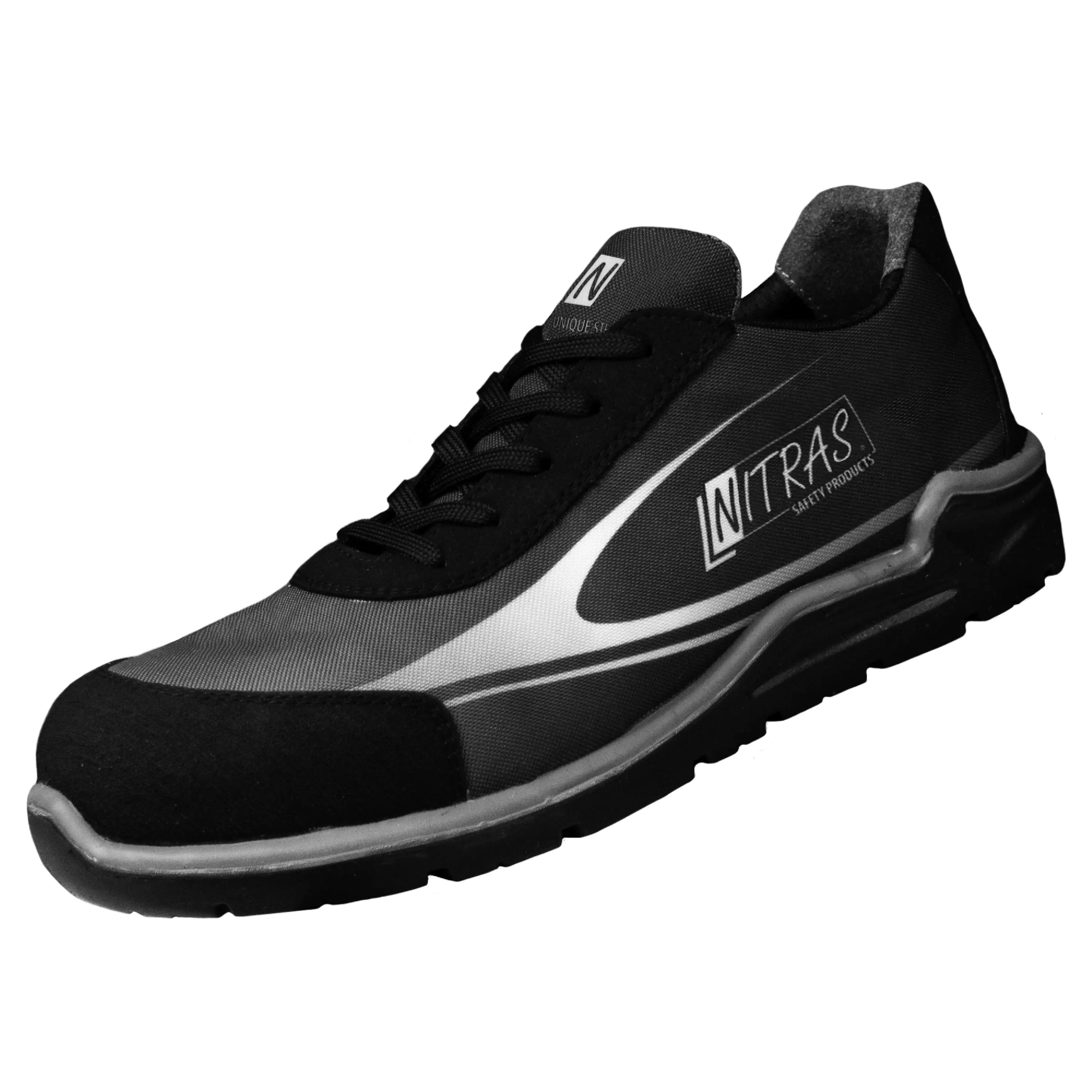 NITRAS UNIQUE STEP , S3 Sicherheitshalbschuhe, anthrazit, EN ISO 20345, DGUV Regel 112-191 - KERA Arbeitsschutz