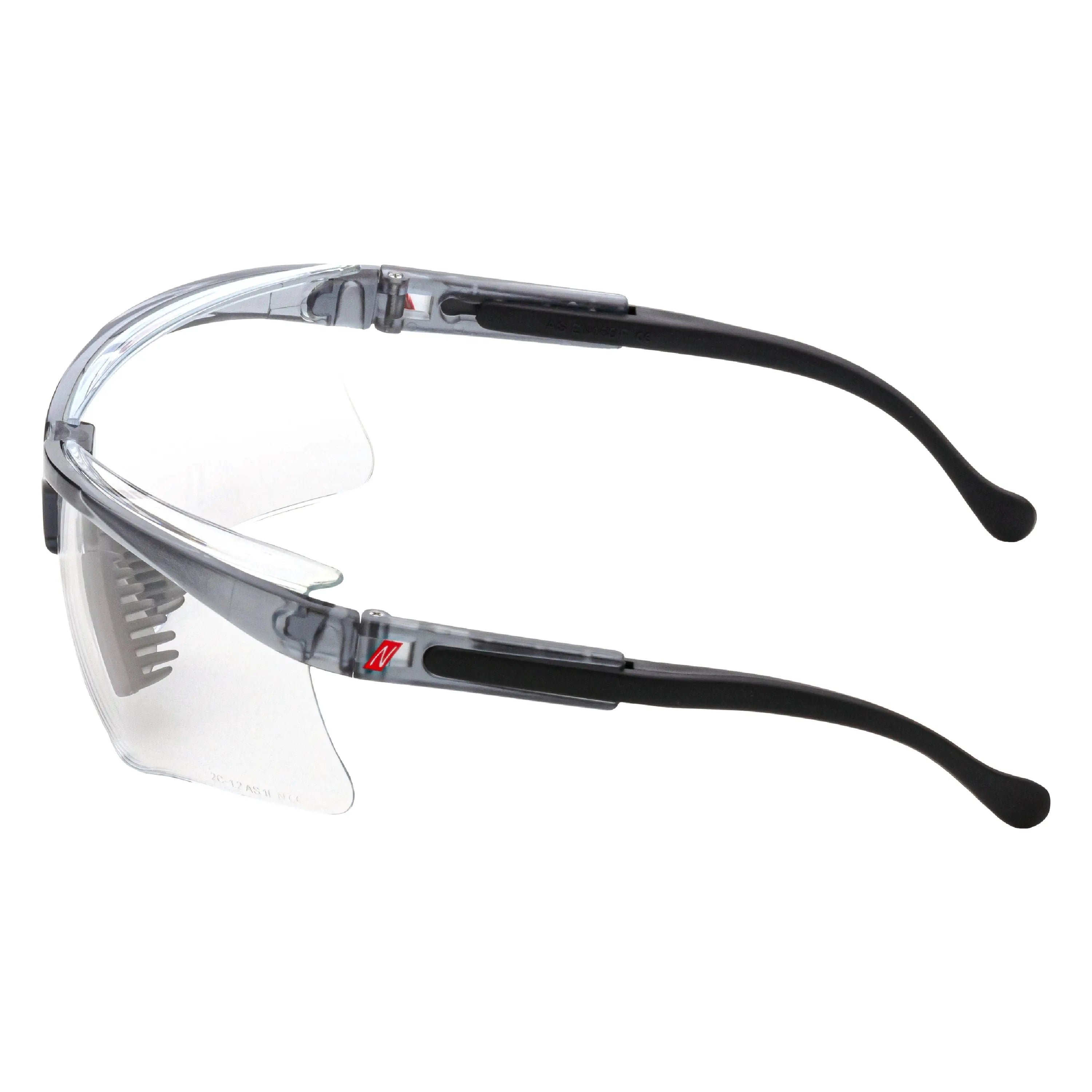 NITRAS VISION PROTECT PREMIUM, Schutzbrille, schwarz, Sichtscheiben klar, EN 166 - KERA Arbeitsschutz