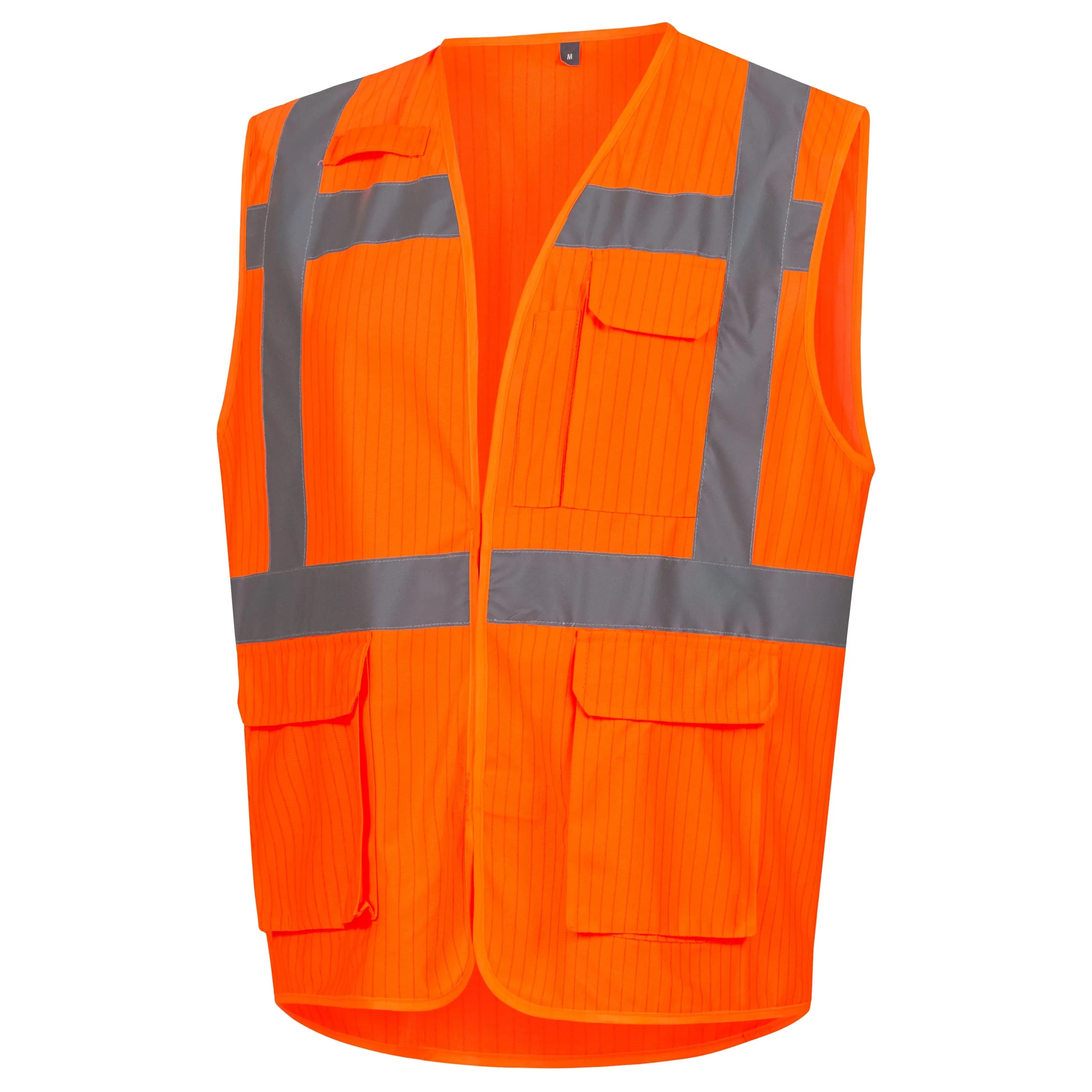NITRAS Warn-Weste, neonorange, EN ISO 13688, EN ISO 20471, EN 1149 - KERA Arbeitsschutz
